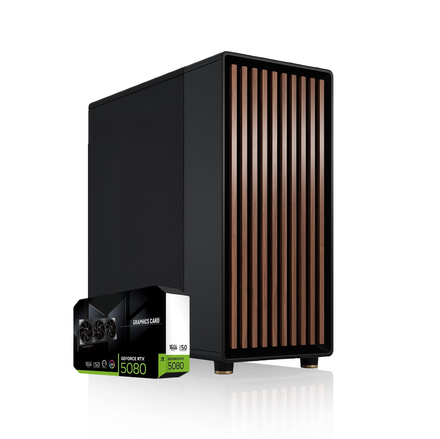 First Wave RenderSonic Pro 9 Workstation PC – Rendering Edition – AMD Ryzen™ 9 9950X, RTX 5080 16GB Graphics, DDR5 RAM, 2TB SSD (1TB NVMe SSD+1TB SATA), WiFi, Windows 11 Pro, 2Y Warranty