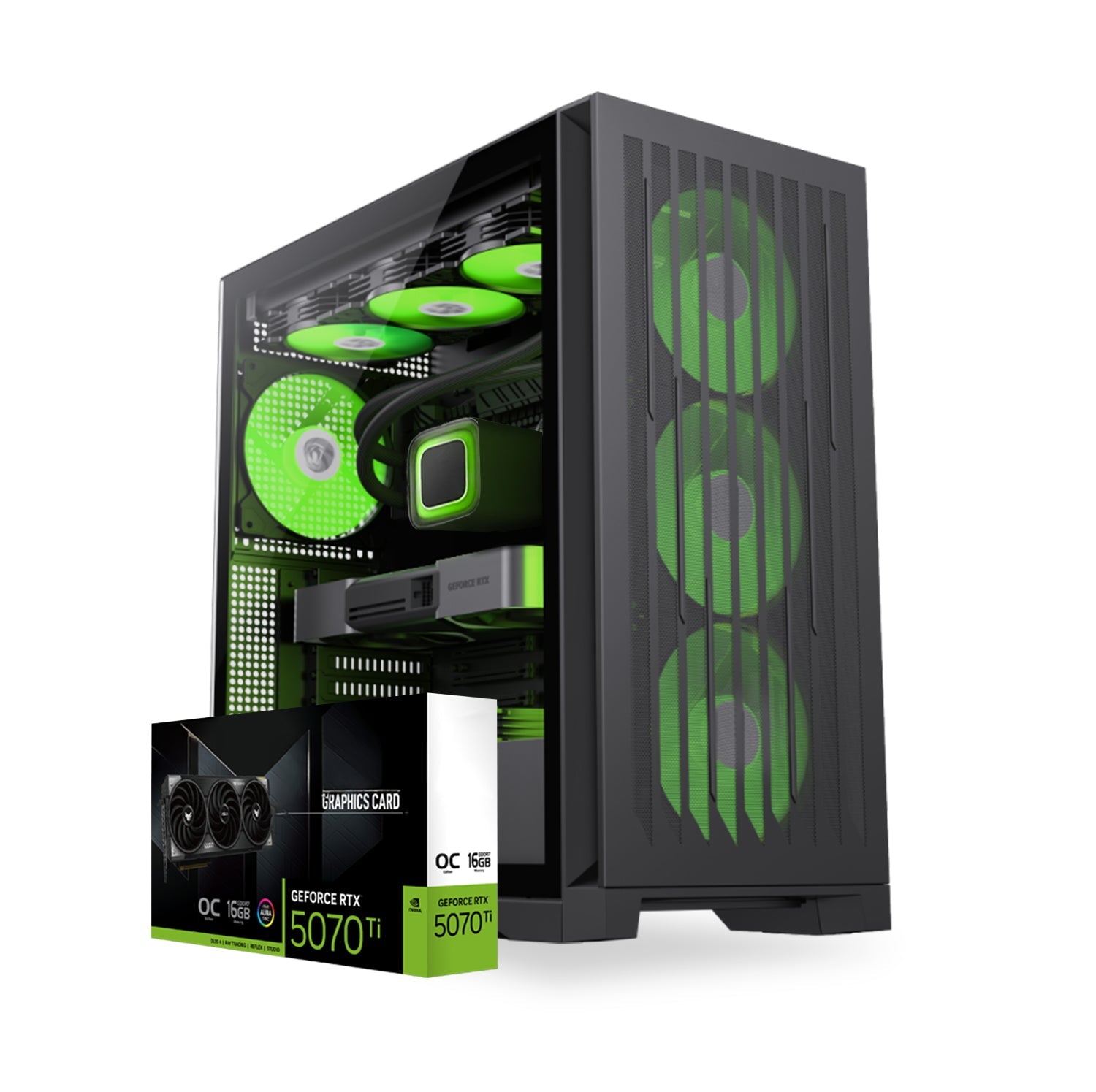 First Wave NexCore Gaming PC – 13th Gen Intel i9-13900KF, 16GB RTX 5070 Ti Graphics, DDR5 RGB RAM, 2TB SSD (1TB NVMe + 1TB SATA), WiFi, ARGB Cooling, Windows 11 Pro, 2Y Warranty