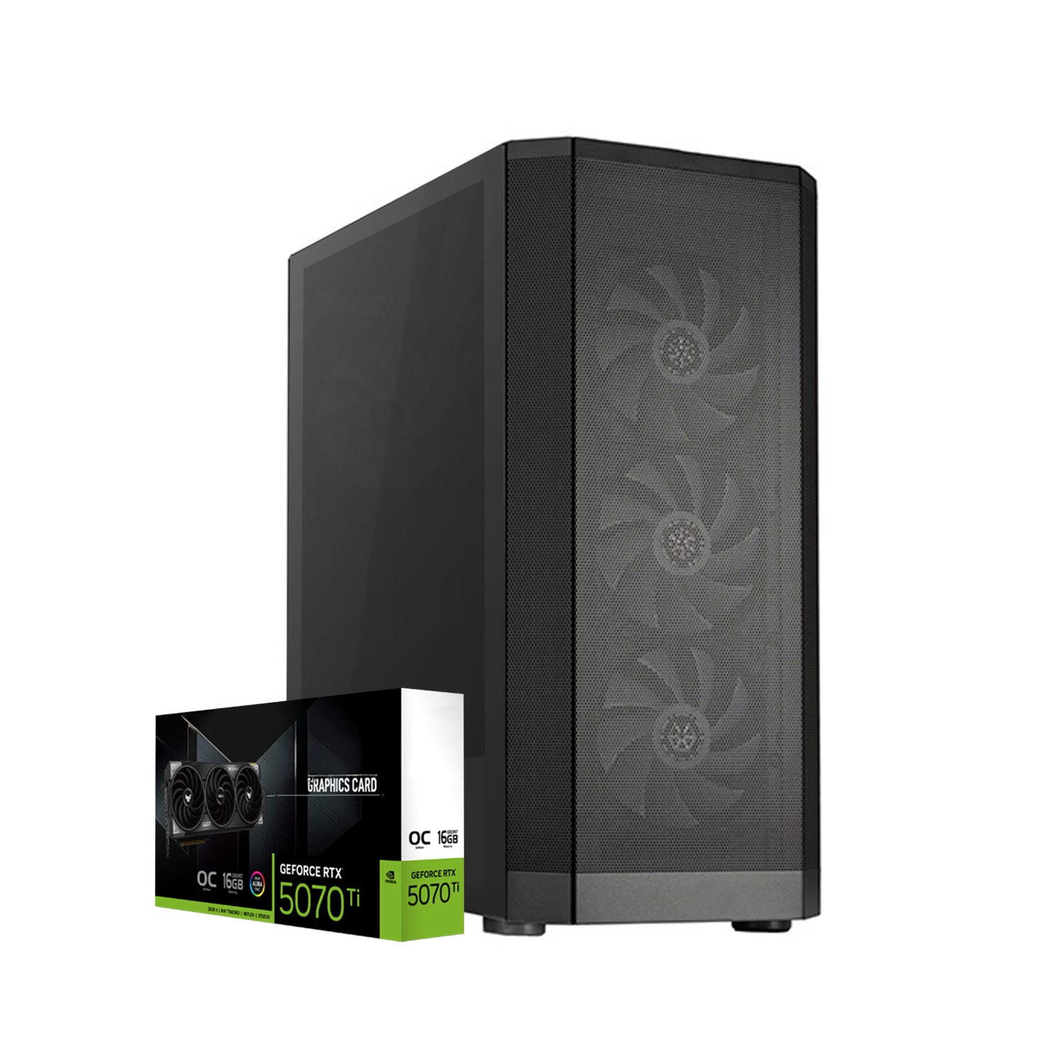 First Wave AstroForge Workstation PC–Design & Engineering Edition–Intel Core Ultra 9 285K, RTX 5070 Ti 16GB Graphics, DDR5 RAM,2TB SSD(1TB NVMe SSD+1TB SATA),WiFi,Windows 11 Pro,2Y Wty