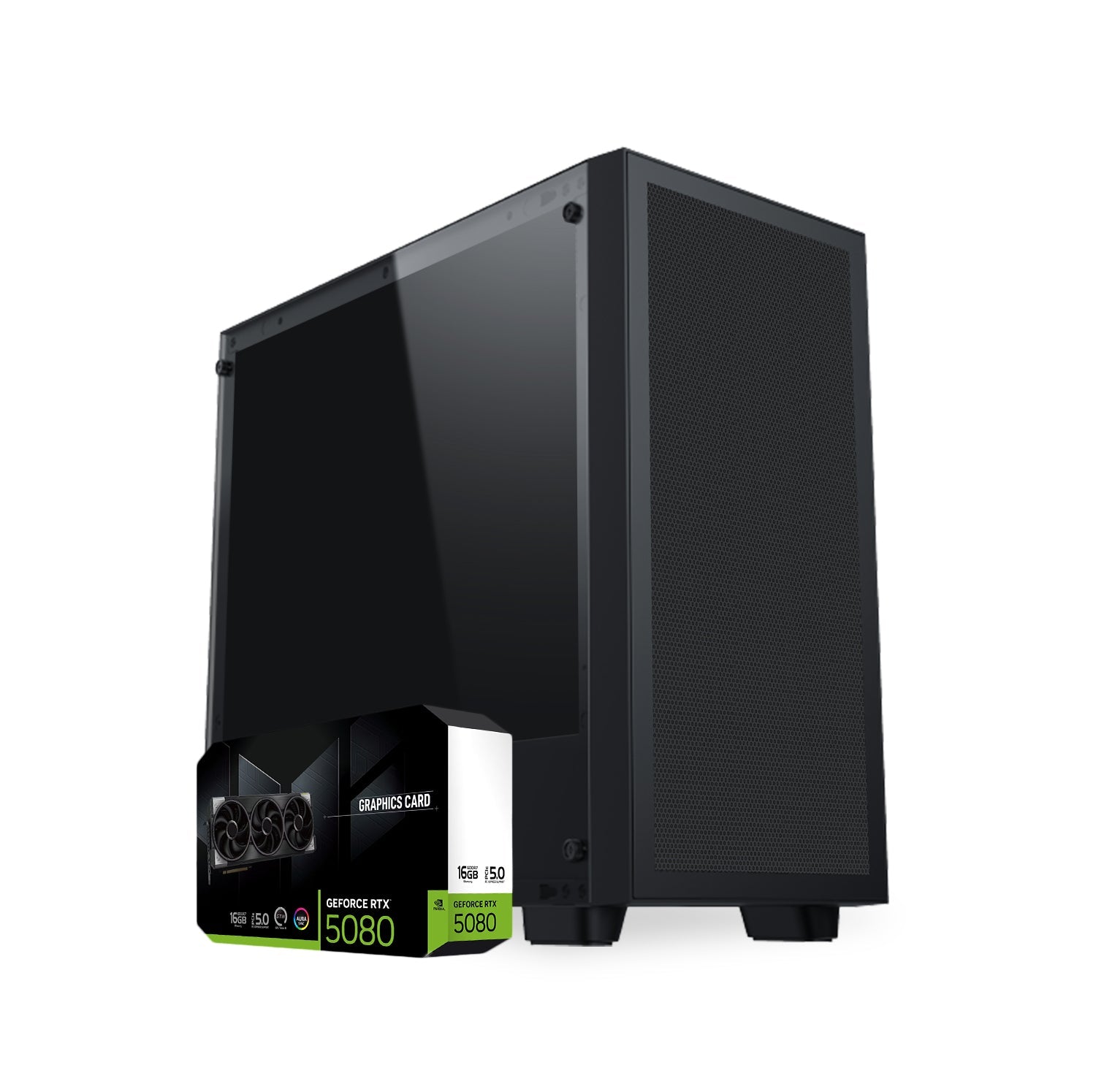 First Wave CodeMatrix Workstation PC – Post Production Edition – Intel Ultra 9 285K, RTX 5080 16GB Graphics, DDR5 RAM, 2TB SSD (1TB NVMe Gen4 + 1TB SATA), WiFi, ARGB Liquid Cooling, Windows 11 Pro, 2Y Warranty