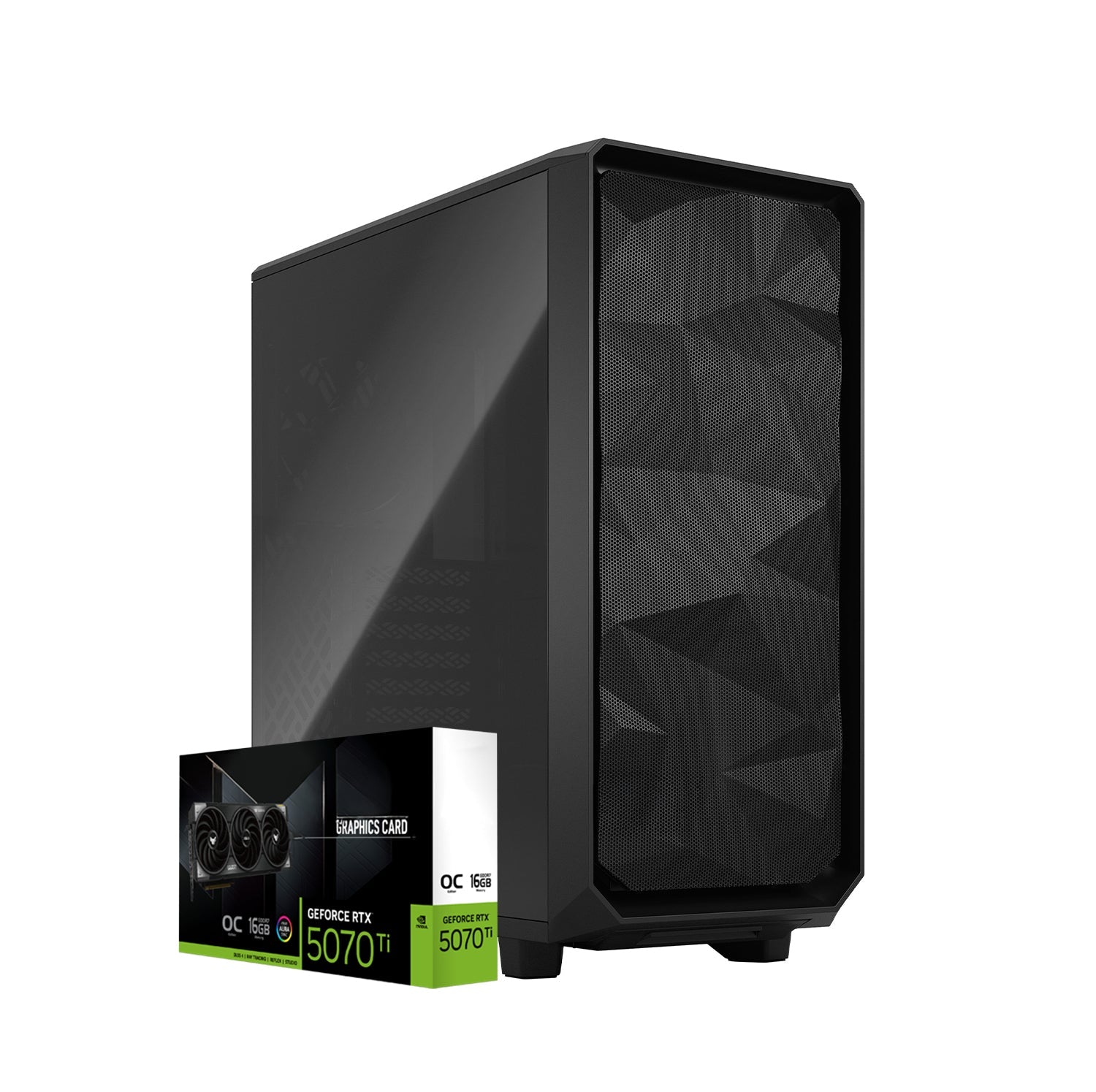 First Wave StudioX-9 Workstation PC – AMD Ryzen 9-9900X, 16GB RTX 5070 Ti Graphics, DDR5 RAM, 2TB SSD (1TB NVMe Gen4 + 1TB SATA), WiFi, 360mm ARGB Liquid Cooling, Windows 11 Pro, 2Y Warranty