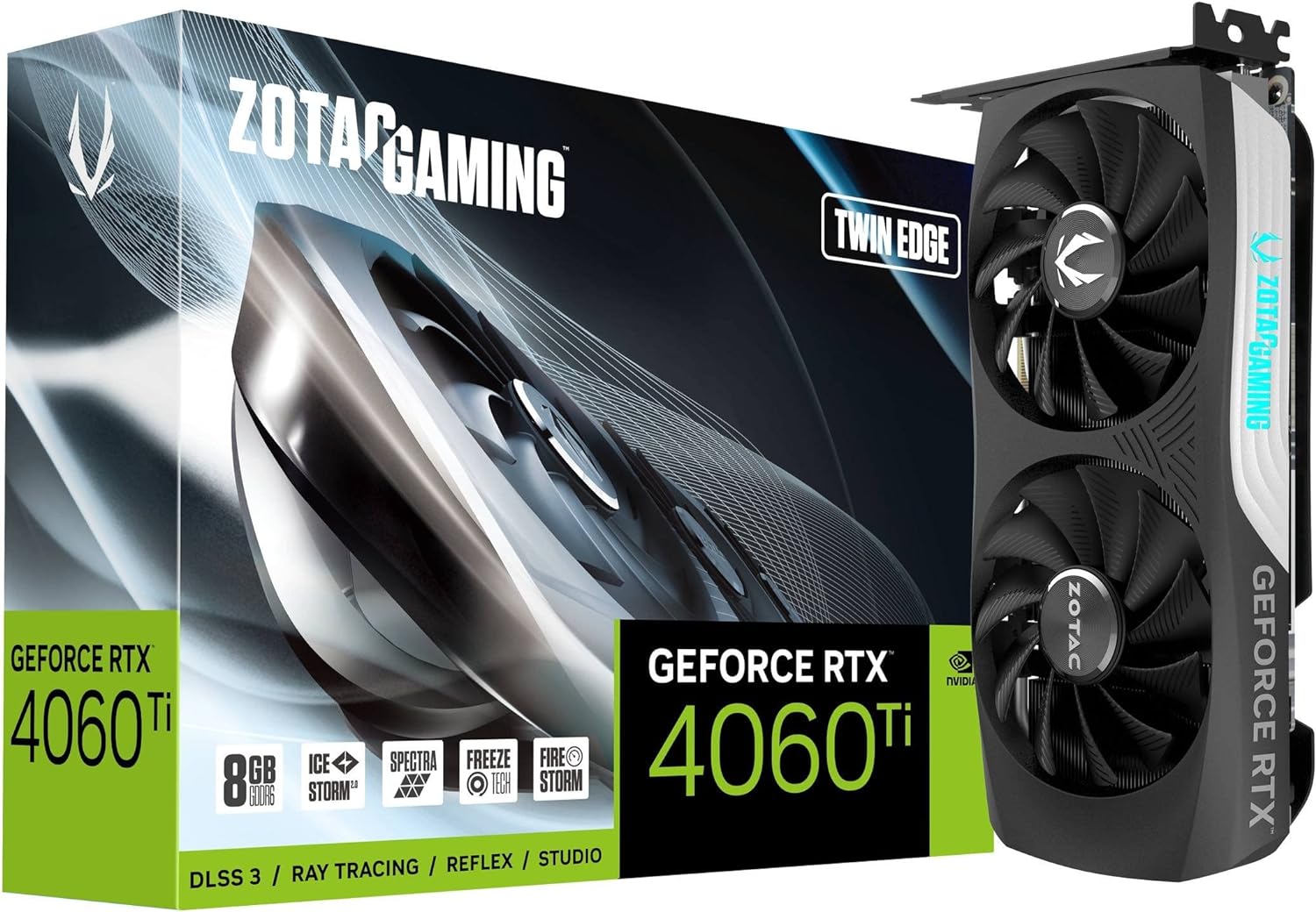 ZOTAC Gaming GeForce RTX 4060 Ti 8GB Twin Edge DLSS 3 8GB GDDR6