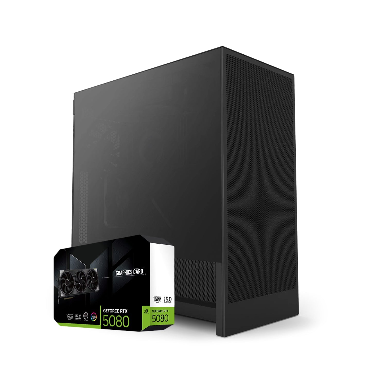 First Wave TurboCore Workstation PC – 3D Design & Animation Edition – Intel Core i9-14900K, RTX 5080 16GB Graphics, DDR5 RAM, 2TB SSD (1TB NVMe SSD+1TB SATA), Win 11 Pro, 2Y Warranty