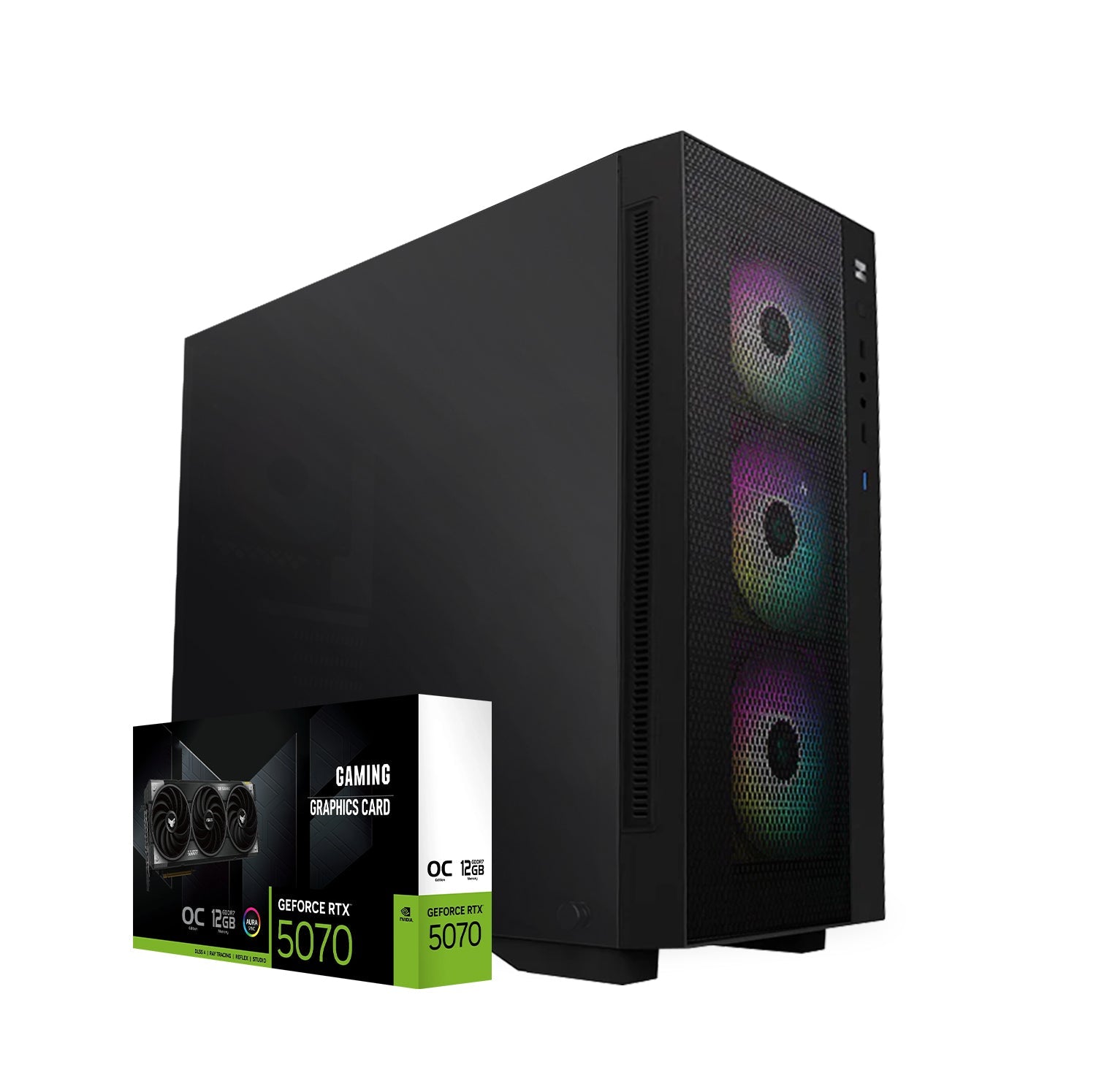 First Wave DraftLine R7 Workstation PC – CAD Edition – AMD Ryzen 7 9800X3D, RTX 5070 12GB Graphics, DDR5 RAM, 2TB SSD (1TB NVMe Gen4 + 1TB SATA), WiFi, Windows 11 Pro, 2Y Warranty