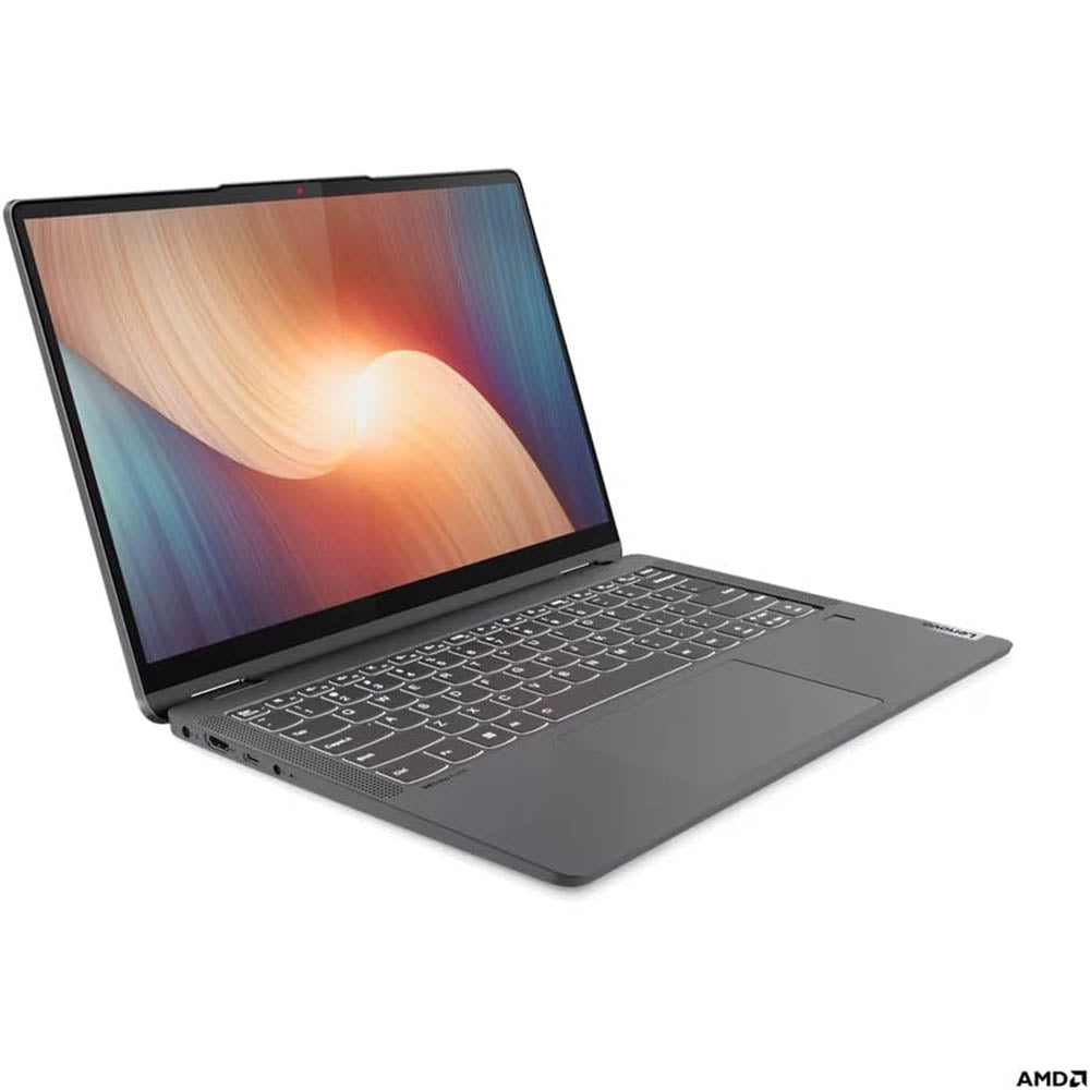 Lenovo IdeaPad Flex 5 14ALC7 2-in-1 Laptop | 14" WUXGA Touch Display | AMD Ryzen 7 5700U | 16GB RAM | 512GB SSD | Integrated AMD Radeon Graphics | Windows 11 | English-Arabic Keyboard | Storm Grey