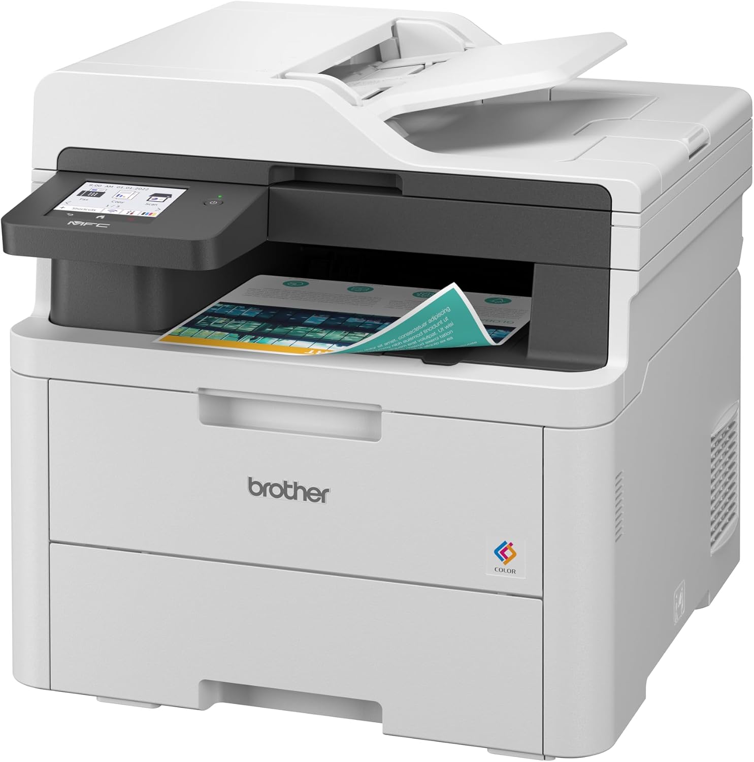 Brother Wireless All-in-One Printer, MFC-L3720CDW – Advanced LED Color Laser Print