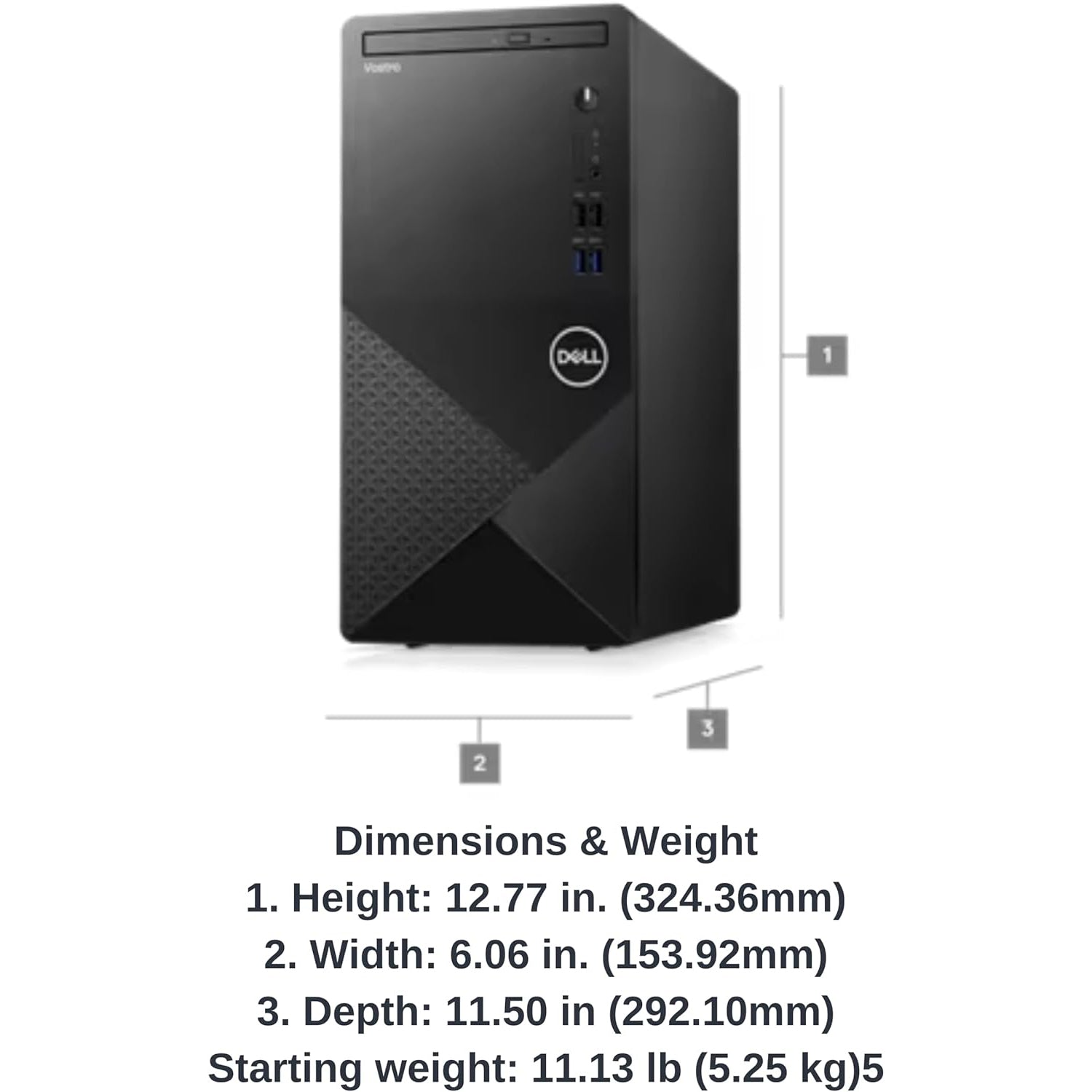 2024 Dell Vostro 3910 12th Gen Business Desktop - upto 1TB Storage and 32GB RAM with Intel Core Processor i7 / i5 / i3