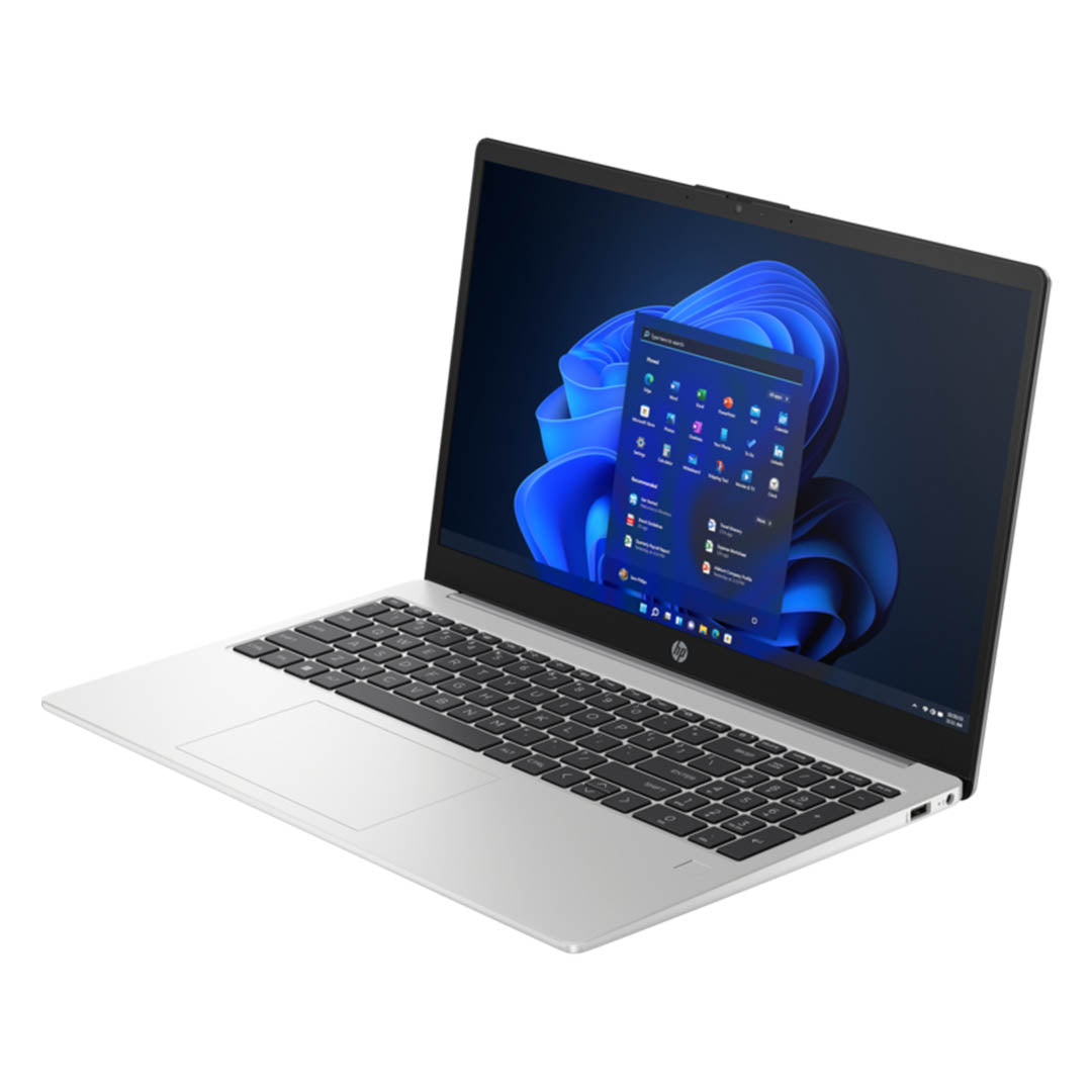 HP 250 G10 Notebook - Intel Core i5/i7, 8GB RAM, 512GB PCIe NVMe SSD, Backlit Keyboard, DOS, Asteroid Silver