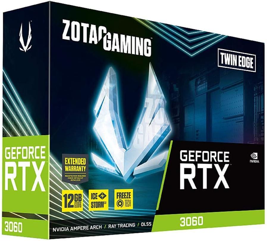 ZOTAC Gaming GeForce RTX 3060 Twin Edge 12GB GDDR6