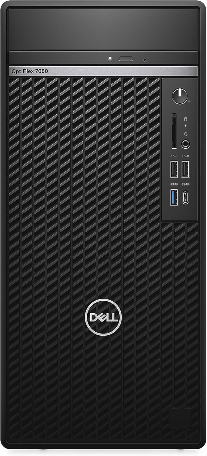 Dell 7010 Tower Desktop PC | 13th Generation Intel Core i7-13700 | 32GB DDR4 | 1TB HDD + 256GB SSD | 4GB Dedicated Graphic Card | Windows 11 Pro 64-bits