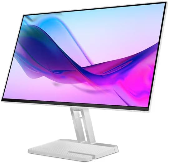 Lenovo 23.8" Full HD Monitor (L24i-4A) FREE Wired Keyboard + Mouse + Mousepad | Anti-glare, Slim Design, 3-Year Warranty