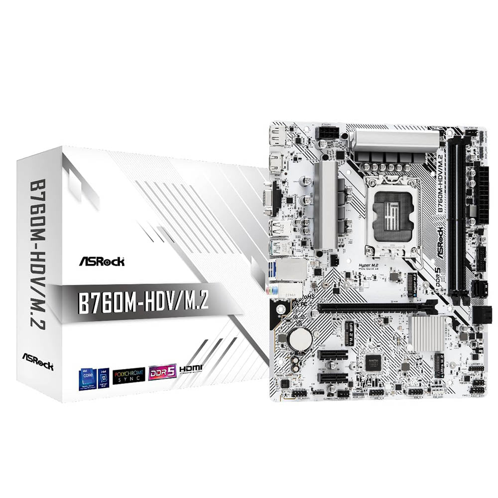 ASROCK B760M-HDV/M.2 D5 mATX