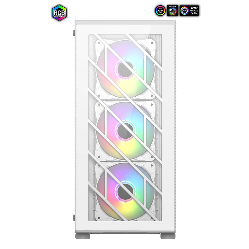 CMT192A ATX ARGB Case – Stylish, Customizable RGB Lighting with Advanced Cooling