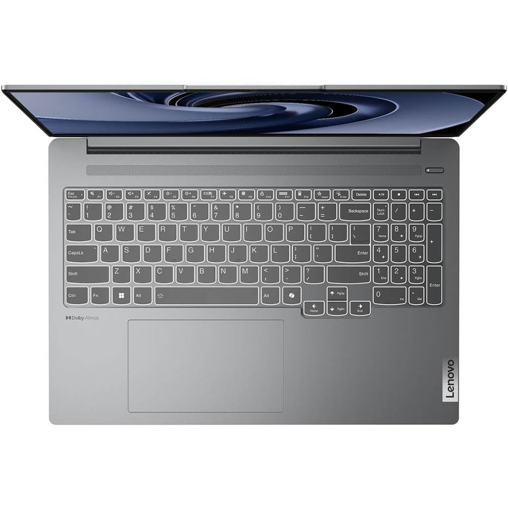 Lenovo IdeaPad Pro 5 16IMH9 Laptop | 16" 2.5K 100% sRGB 120Hz Display | Intel Core i9-185H | Intel AI Boost | 32GB RAM | 1TB SSD | Integrated Intel Arc Graphics | Backlit English-Arabic Keyboard | Windows 11 | Arctic Grey