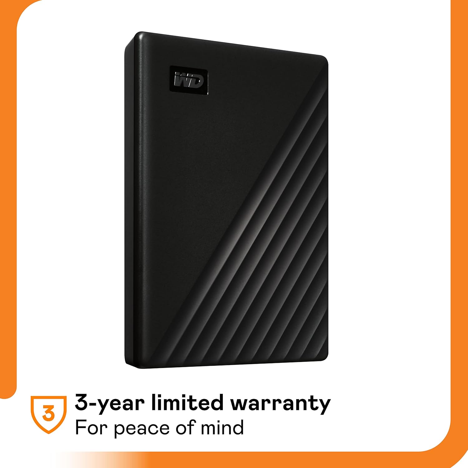 Western Digital My Passport For Mac and PC, Portable External Hard Drive - 1TB / 2TB / 4TB / 5TB