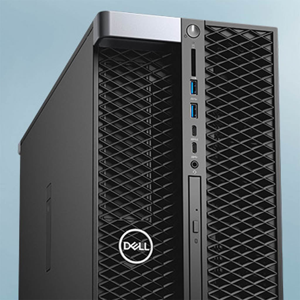 Dell Precision T5820 - Intel Xeon W-2245, 32GB RAM, 256GB NVMe & 1TB SATA, 8GB AMD W5700, Windows 10 Pro