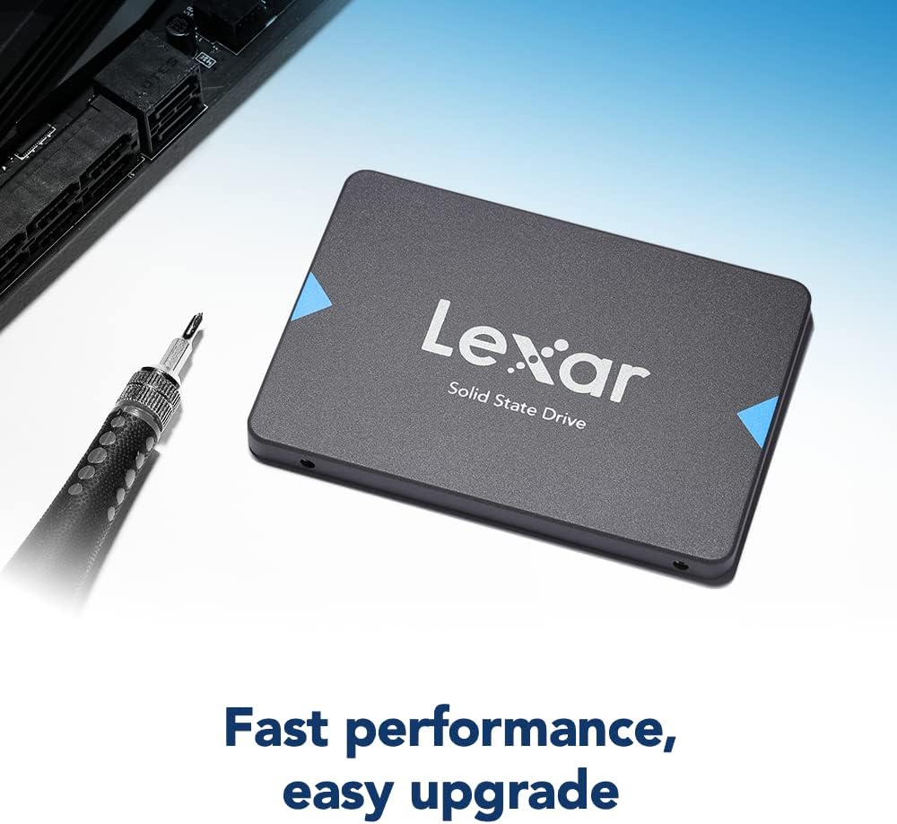 Lexar NQ100 2.5” SATA Solid-State Drive – 240GB/480GB, Up to 550MB/s Read Speed, Affordable & Fast SSD Upgrade