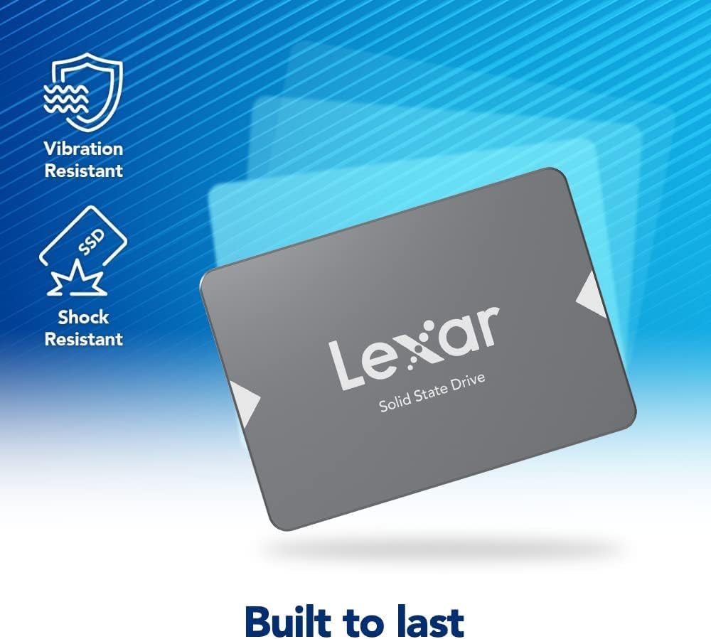 Lexar NS100 2.5” SATA III Internal SSD – 128GB / 256GB / 512GB / 1TB / 2TB