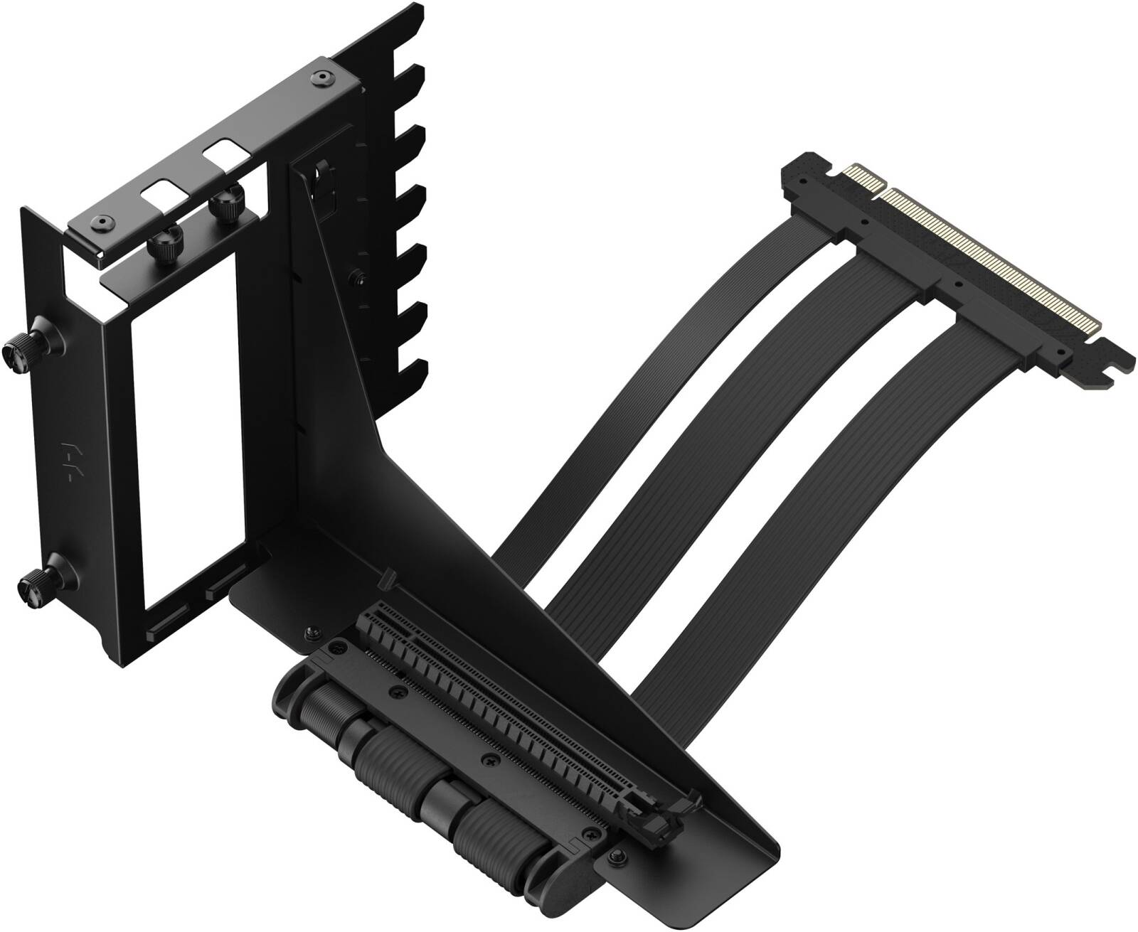 Fractal Design Flex 2 PCIe 4.0 Black Mount Kit – Vertical GPU Mount for Enhanced Display & Cooling