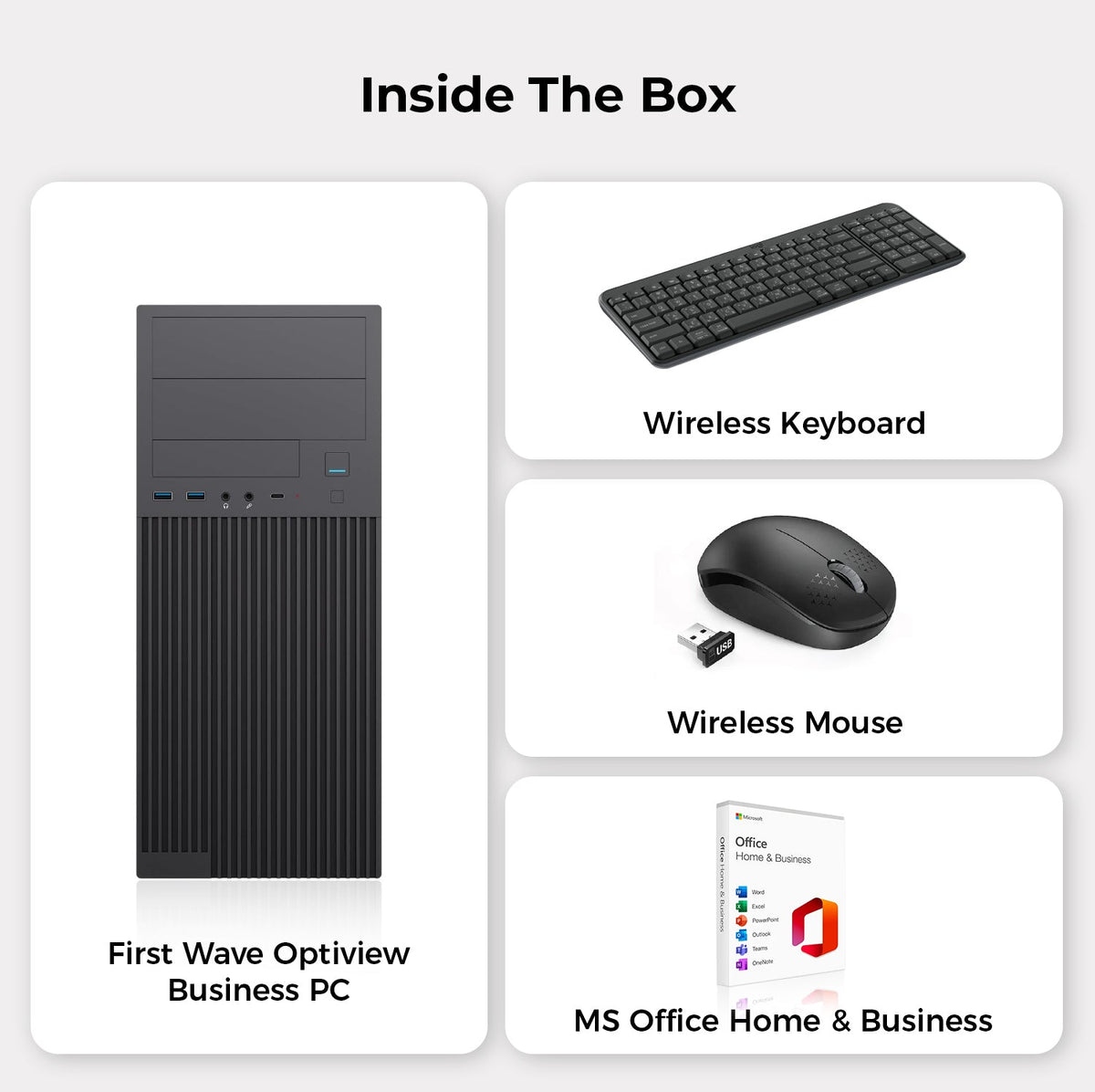 Optiview First Entry First Wave Optiview Business Desktop PC – Intel® Core™ i3-12100 Proces ...