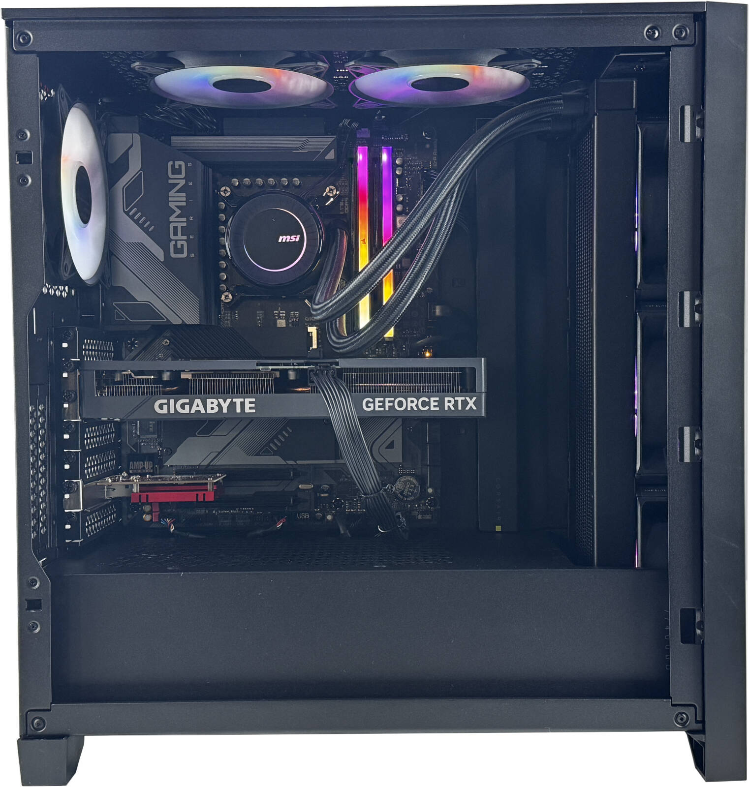 Corsair X Gaming PC - Intel Core i9-14900K 24 Cores 32 Threads, NVIDIA RTX 4070 Ti 12GB, 32GB DDR5 RAM 6400MHz, 2TB SSD Gen 4, 850W Platinum PSU, 360mm Liquid Cooler