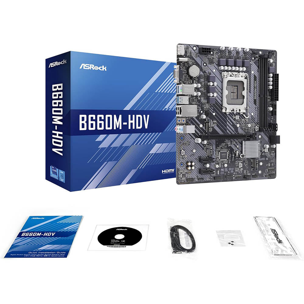 ASROCK B660M-HDV D4 mATX