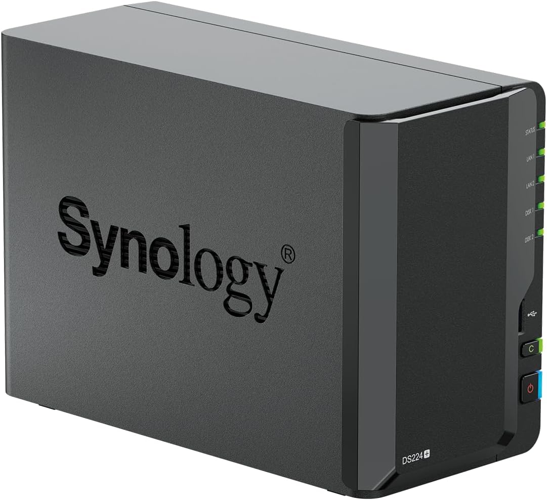 Synology DiskStation DS224+ (2 Bay ) Desktop NAS - Black