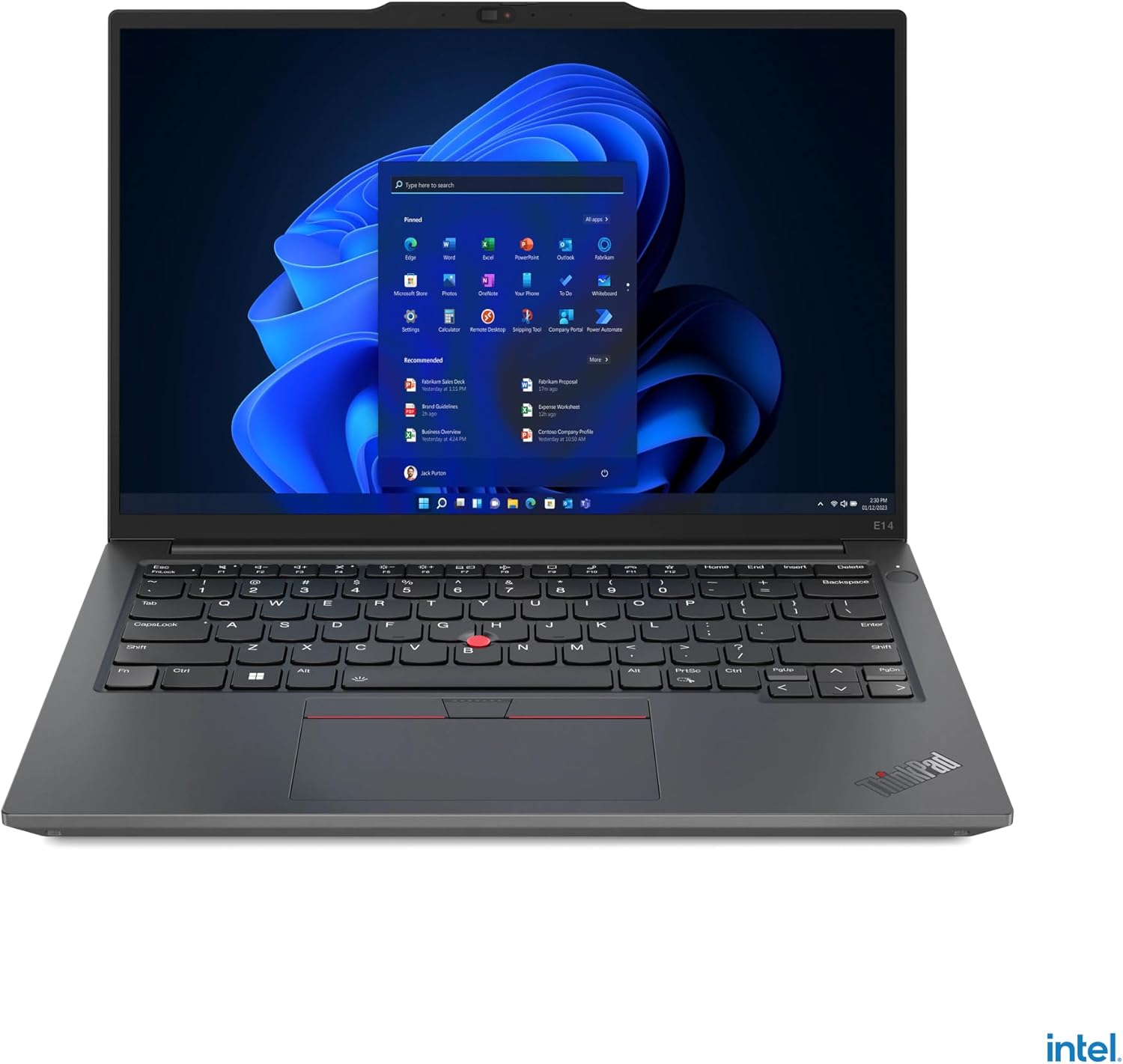 Lenovo Business Laptop ThinkPad E14 Gen 5 - FREE 8 in 1 HUB + Wireless Mouse + Bag + Antivirus + Mouse Pad | Intel Core i5-1335U, 16GB RAM + 1TB SSD, Nvidia 2GB Graphics, Windows 11 Pro (Upgrade)