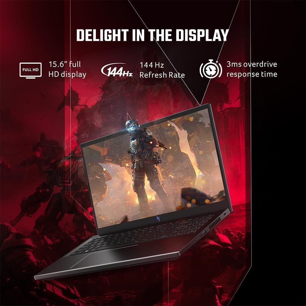 Acer Nitro V15 Gaming Laptop (FREE 1st Wave 12 in 1 HUB + Wireless Mouse + Antivirus + Mouse Pad) 13th Gen Intel i5-13420H, 16GB RAM, 1TB SSD, 144Hz, RTX 3050 6GB Graphics, Win 11 Home (Upgrade)