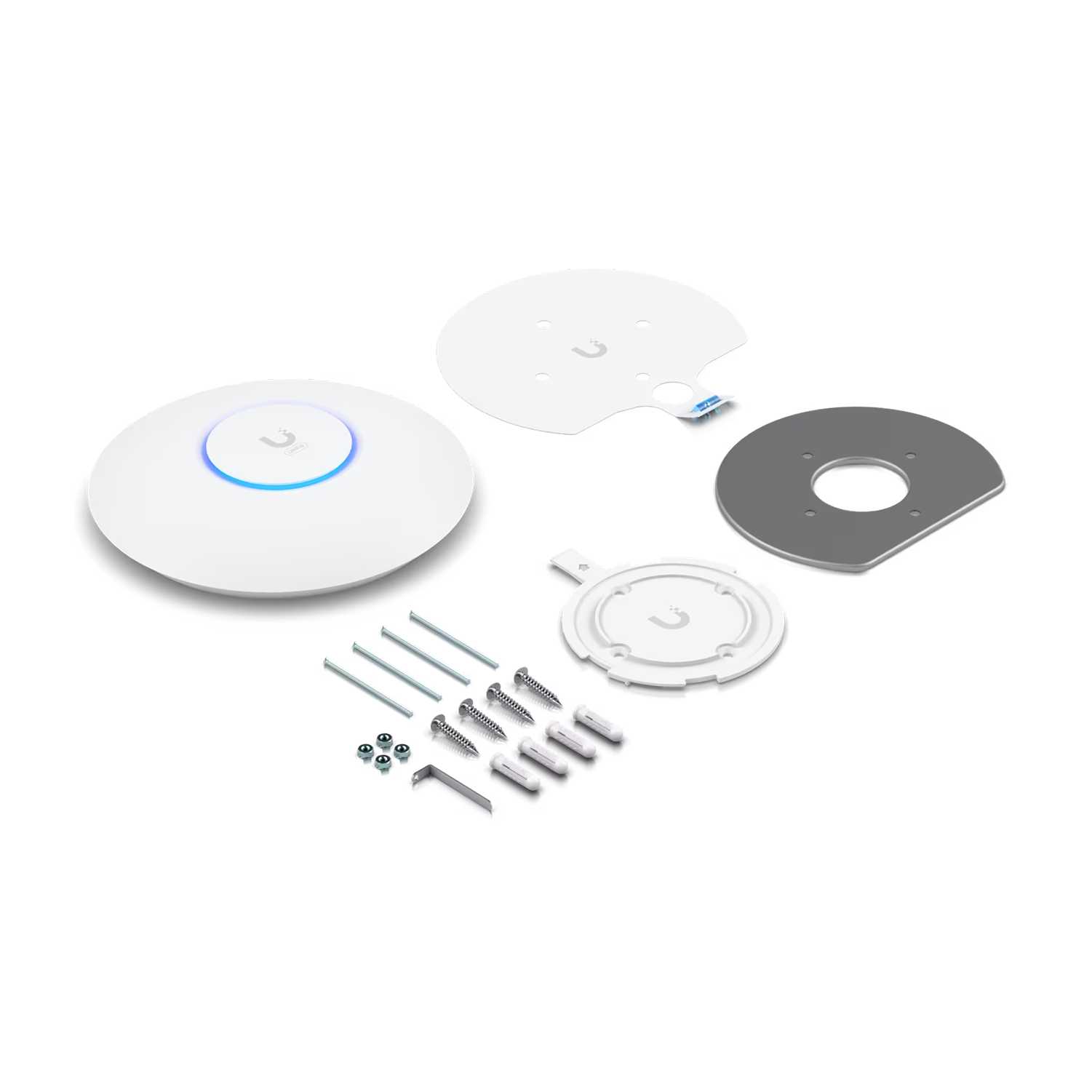 Ubiquiti Networks UniFi U6+ Indoor WiFi 6 Access Point – Dual-Band, 5 GHz (2.4 Gbps), 2.4 GHz (573.5 Mbps), Supports 300+ Clients, Compact Sleek Design, White