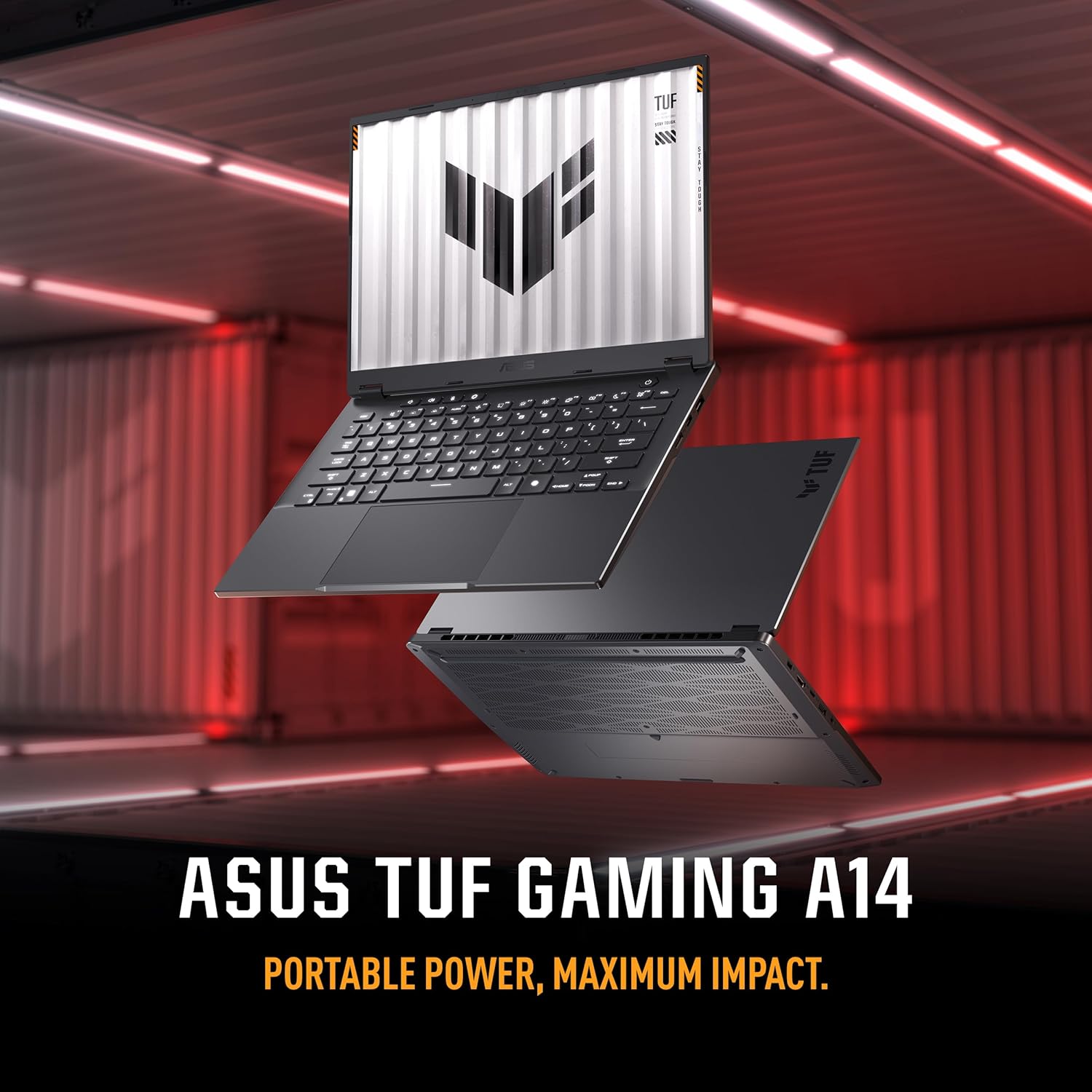 ASUS TUF Gaming Ryzen AI 9 HX370, 32GB RAM, 2TB SSD, NVIDIA RTX 4060 8GB, 14" 165Hz Display, Windows 11 Home, 1-Year Warranty