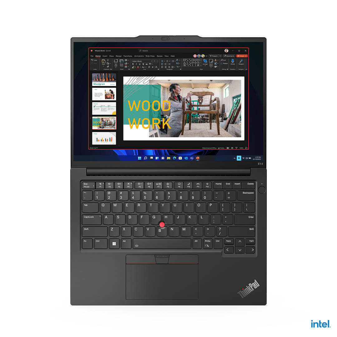 Lenovo ThinkPad E14 Laptop - Intel Core i5-1335U/i7-1355U, 8GB DDR4 RAM, 512GB SSD, NVIDIA MX550 2GB Graphics, 14