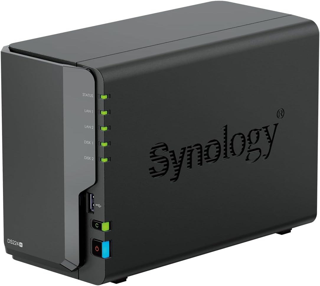 Synology DiskStation DS224+ (2 Bay ) Desktop NAS - Black