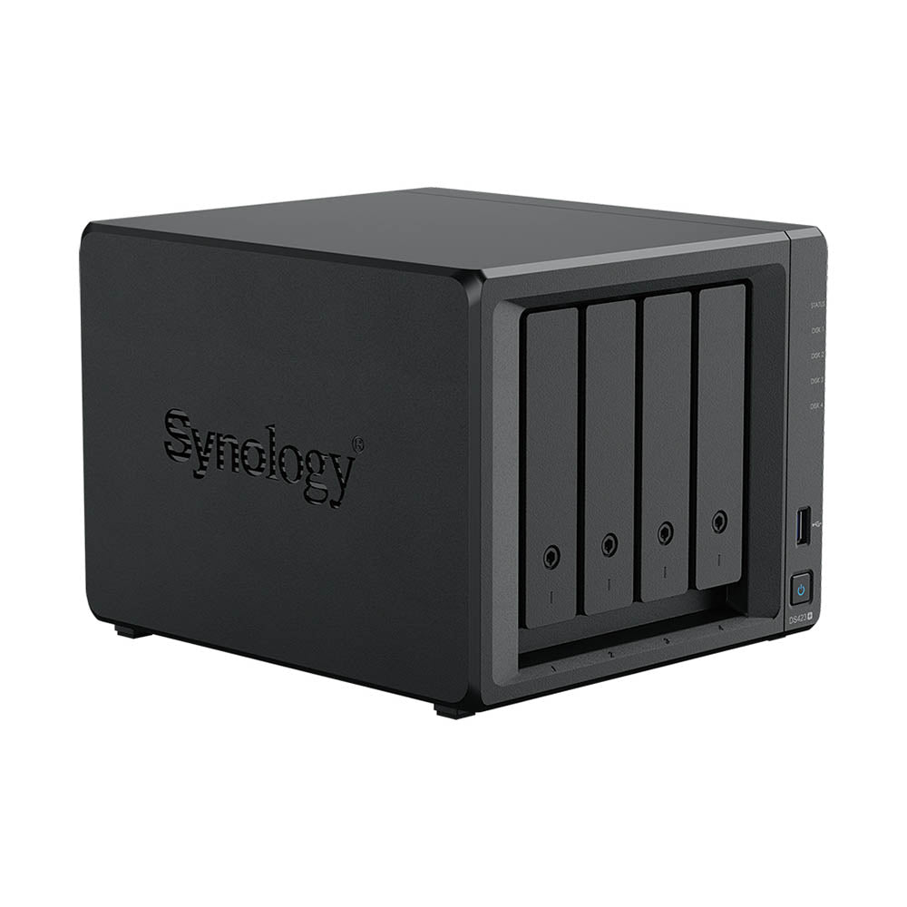 Synology DiskStation DS423+ NAS Storage Server, RTD1619B, Ethernet LAN - Black