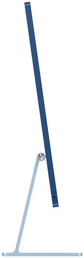 Apple iMac 2021 AIO Desktop Computer, 24" 4.5K Retina Display, Apple M1, 8-Core CPU, 8-Core GPU, 8GB RAM, 256 SSD, 2x TB Ports, English-Arabic Magic Keyboard & Mouse, Blue | MGPK3 AB/A