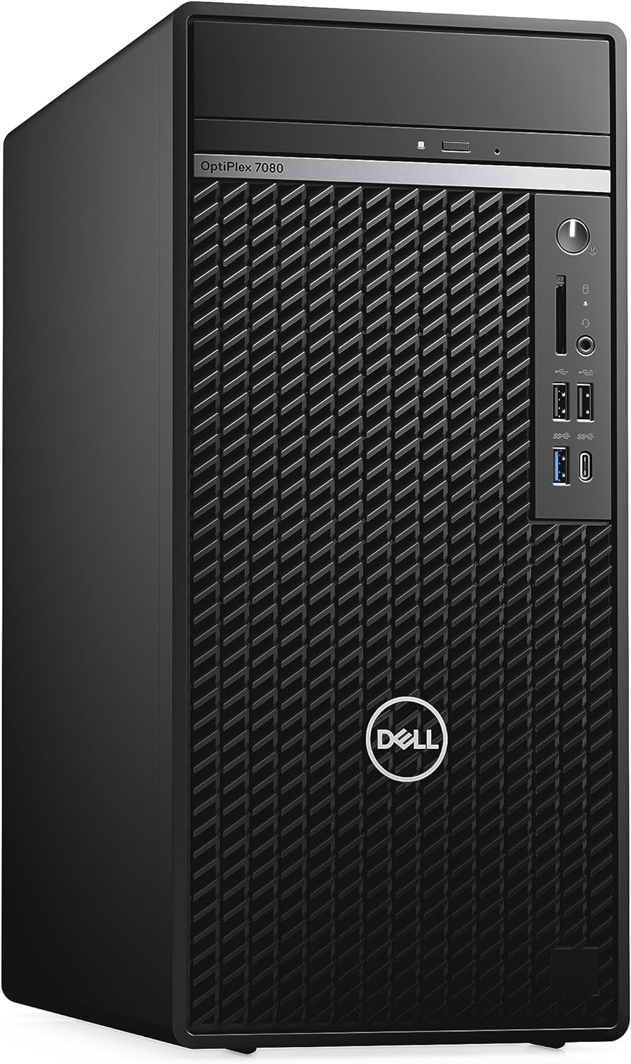 Dell 7010 Tower Desktop PC | 13th Generation Intel Core i7-13700 | 32GB DDR4 | 1TB HDD + 256GB SSD | 4GB Dedicated Graphic Card | Windows 11 Pro 64-bits