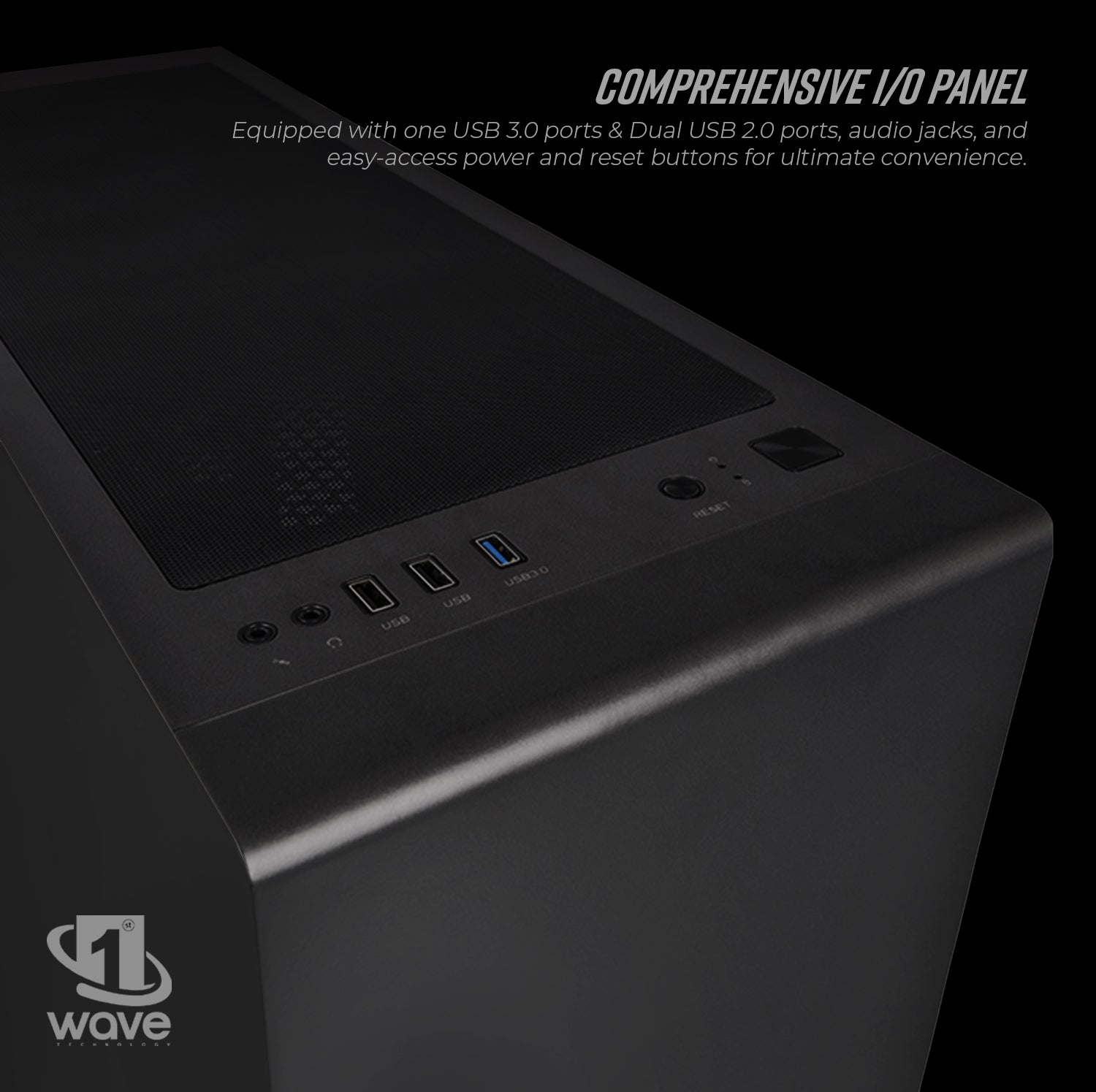 First Wave OmniTask Business Desktop PC – AMD Ryzen 5 5600G | DDR5 RAM | 1TB NVMe SSD + 1TB SATA SSD | WiFi | Windows 11 Pro | 3–Year Warranty | Include MS Office, Keyboard & Mouse