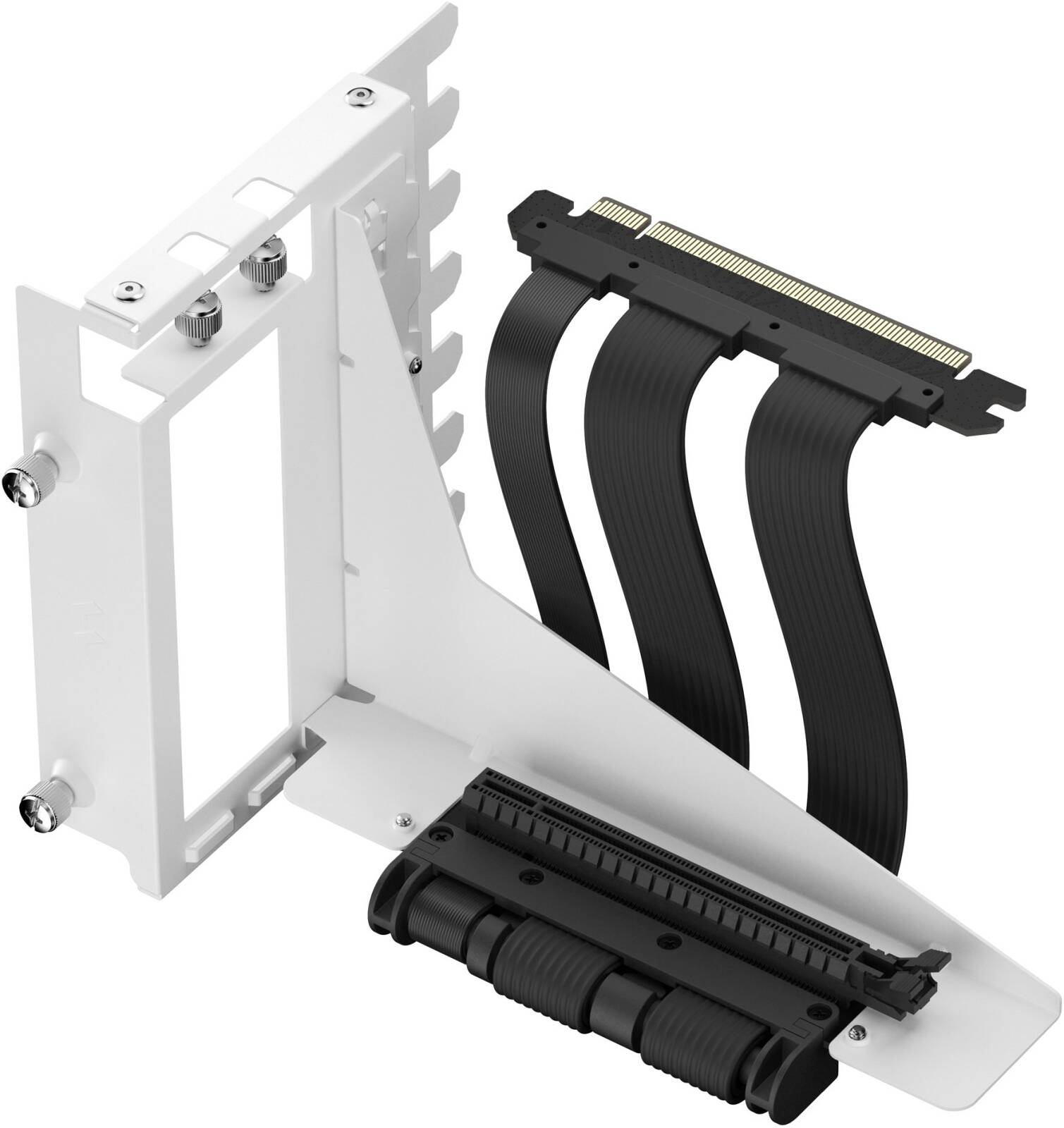 Fractal Design Flex 2 PCIe 4.0 White Mount Kit – Vertical GPU Mount for Stylish Display & Optimal Cooling