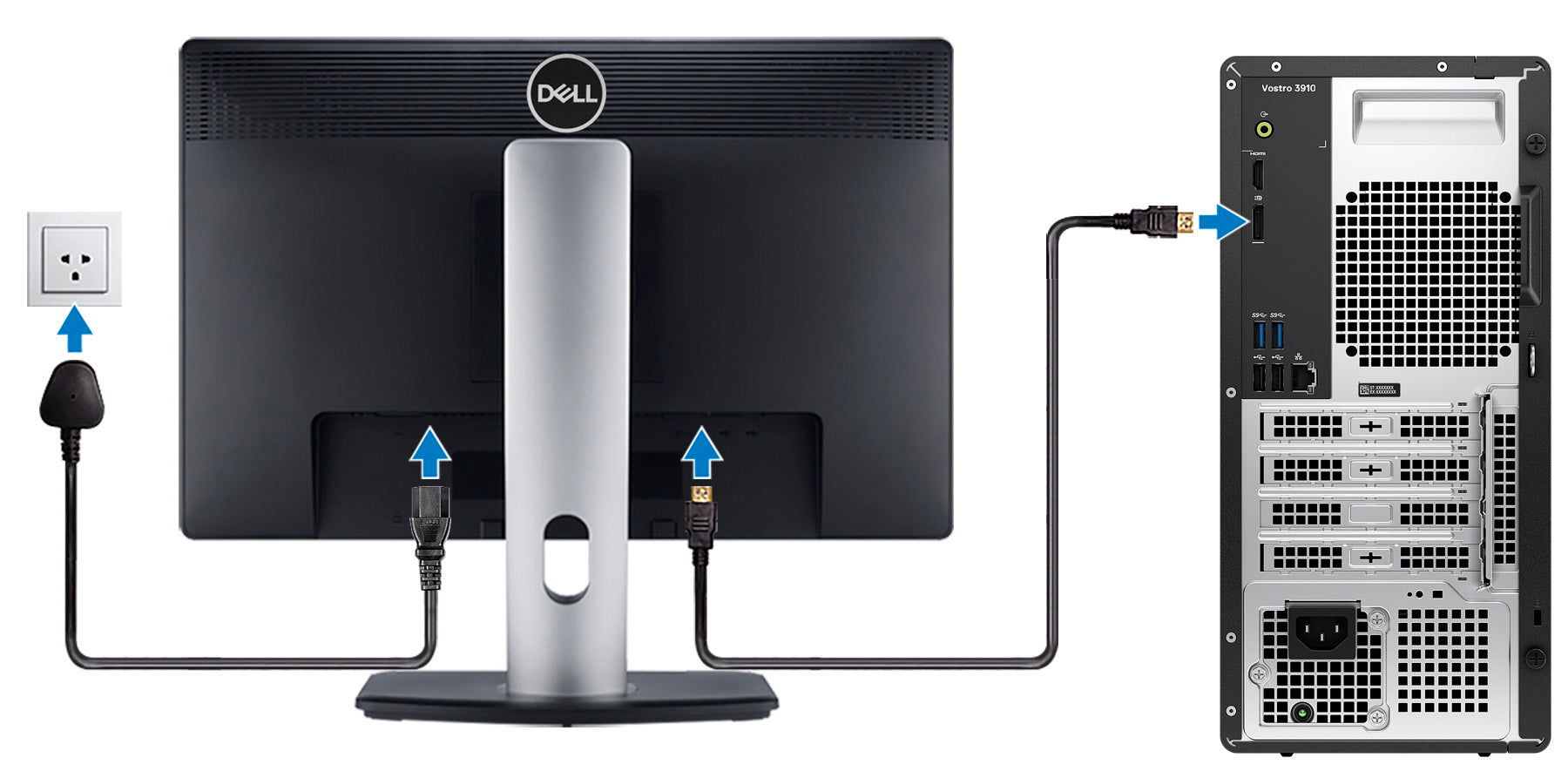 Dell Vostro 3910 12th Gen Business Desktop - upto 1TB Storage and 32GB RAM with Intel Core Processor i7 / i5 / i3