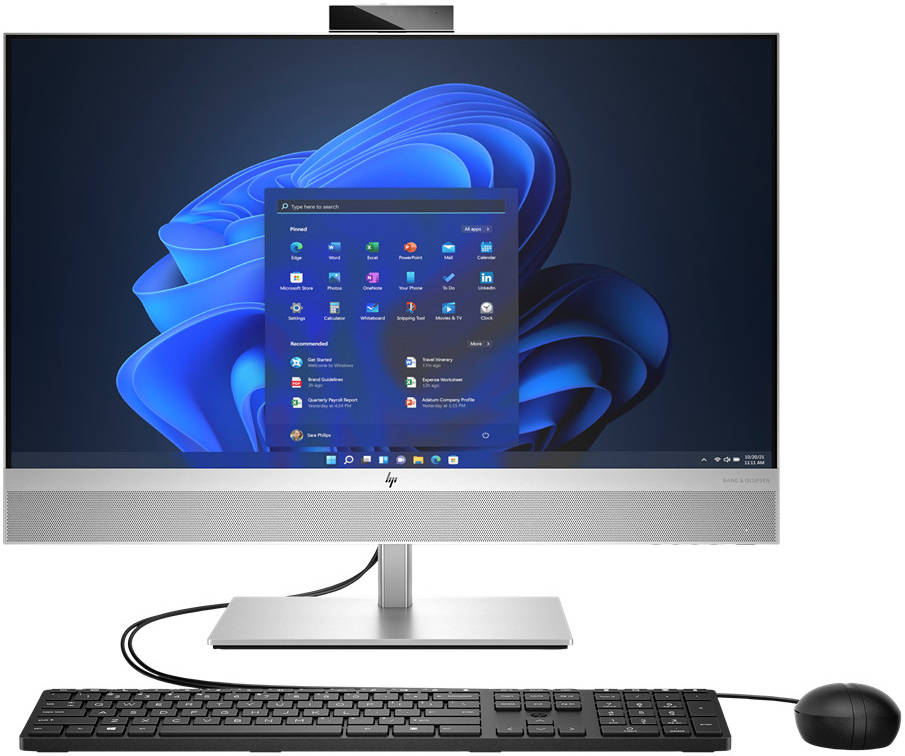 HP EliteOne 840 G9 All-in-One Desktop PC, 24" FHD  IPS Display, Intel Core i9-12900, 16GB RAM, 1 TB SSD, NVIDIA Geforce RTX 3050 Ti Graphics, Wired KB & Mouse Windows 11 Pro, Silver | 5L378ES#ABV