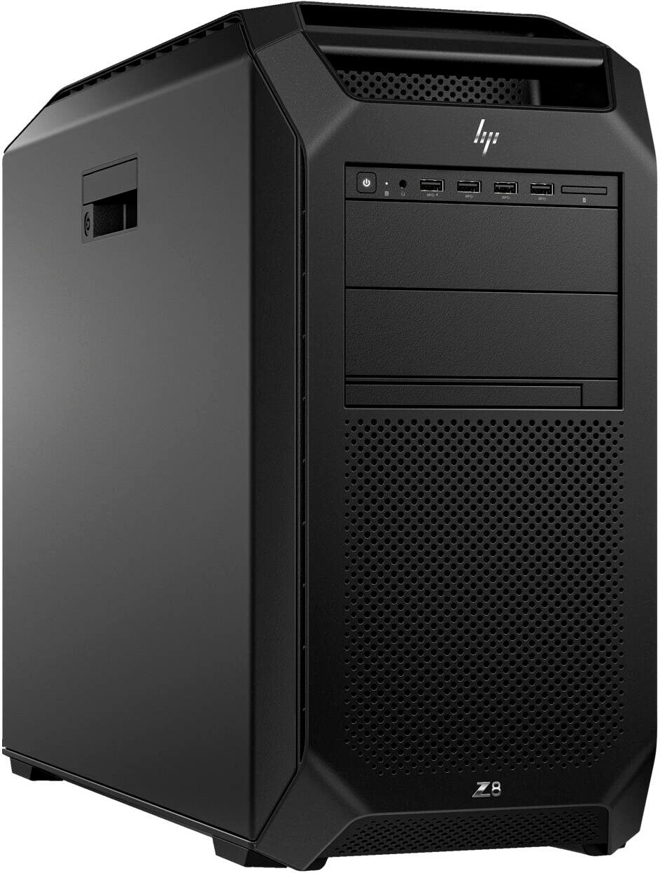 HP Z8 G5 Workstation Desktop PC, 2x Intel Xeon Gold 5418Y Processor, 128GB RAM, 1TB SSD + 4TB HDD, RTX A5000 24GB Graphics, Wired K/B + Mouse, Windows 11 Pro, 1450W PSU, Black | Z8-G5