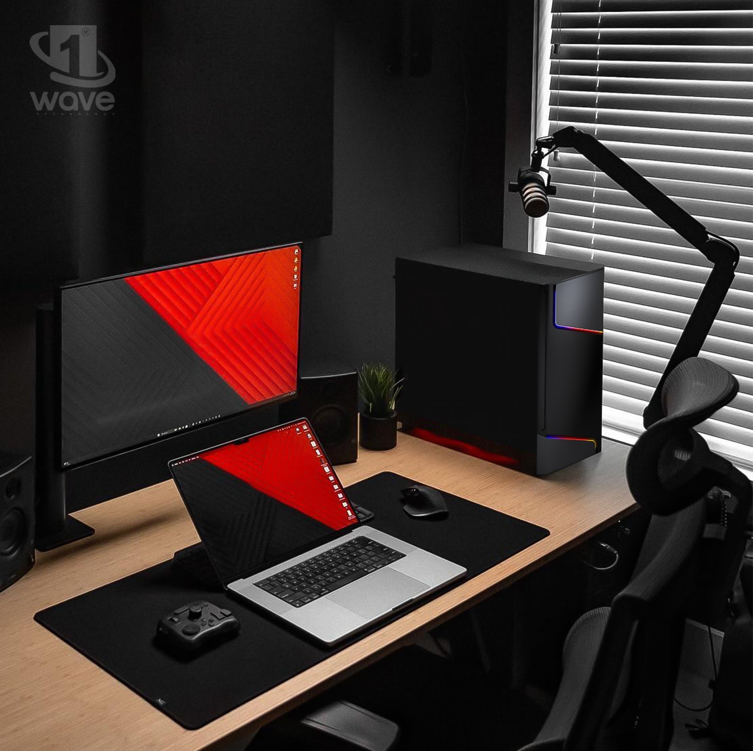 First Wave Taskform Business Desktop PC – 12th Gen Intel i5-12400, DDR5 RAM, 1TB NVMe SSD, WiFi, Windows 11 Pro, 3-Year Warranty, Includes Latest MS Office Home & Business, Keyboard & Mouse