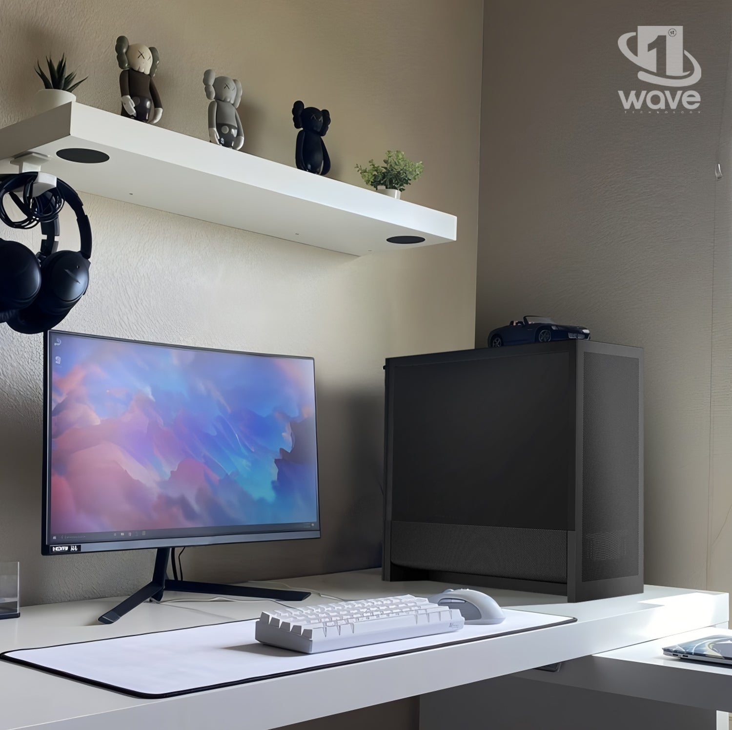 First Wave DeskPro Business Desktop PC – 14th Gen Intel i5-14400 | DDR5 RAM | 1TB NVMe SSD + 1TB SATA SSD | WiFi | Windows 11 Pro | 3–Year Warranty | Include MS Office, Keyboard & Mouse