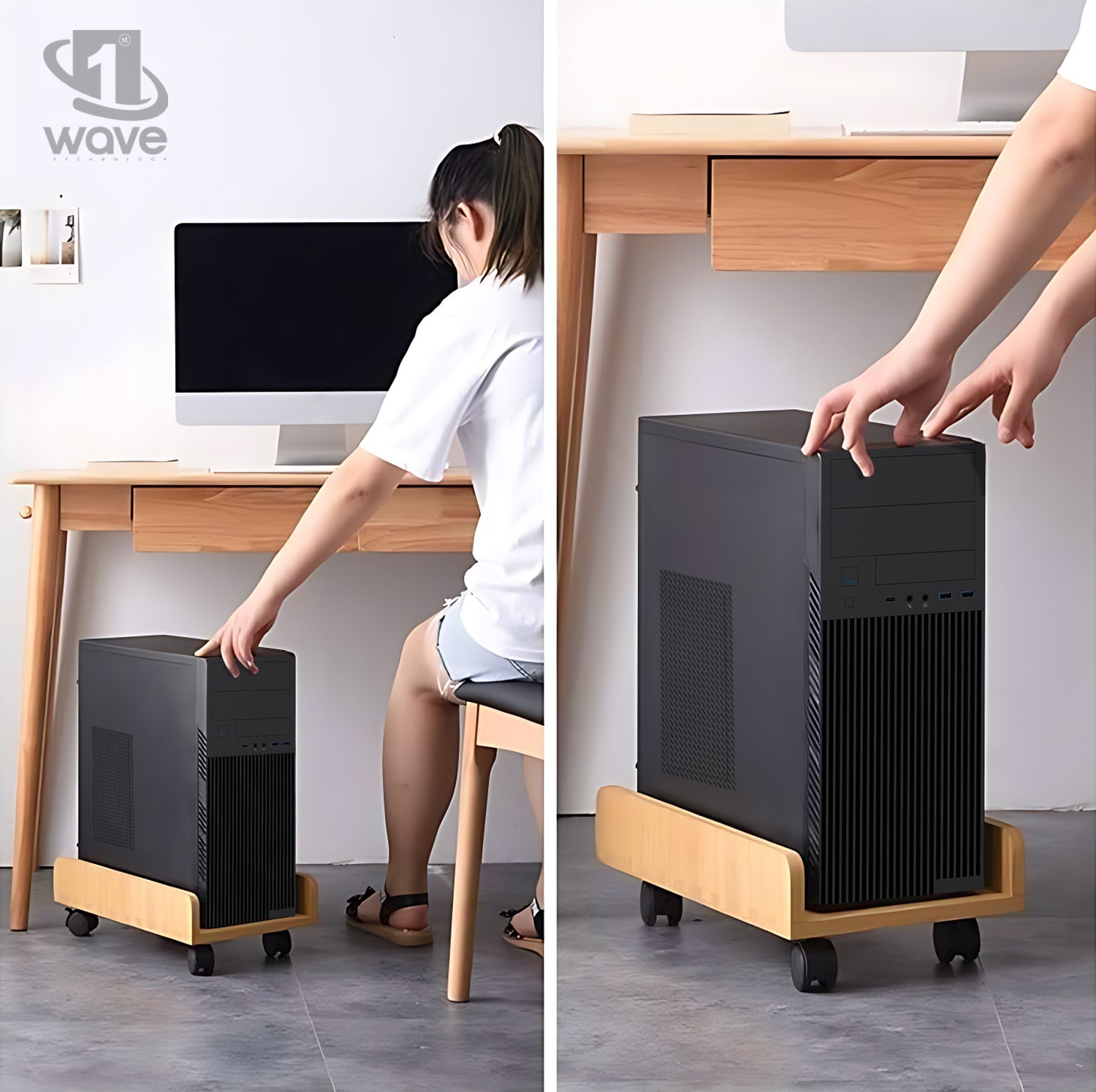 First Wave Optiview Business Desktop PC – Intel® Core™ i3-12100 Processor, DDR5 RAM, 512GB NVMe M.2 SSD, WiFi, ARGB Cooling, Windows 11 Pro, 2-Year Warranty, High-Performance Office Desktop