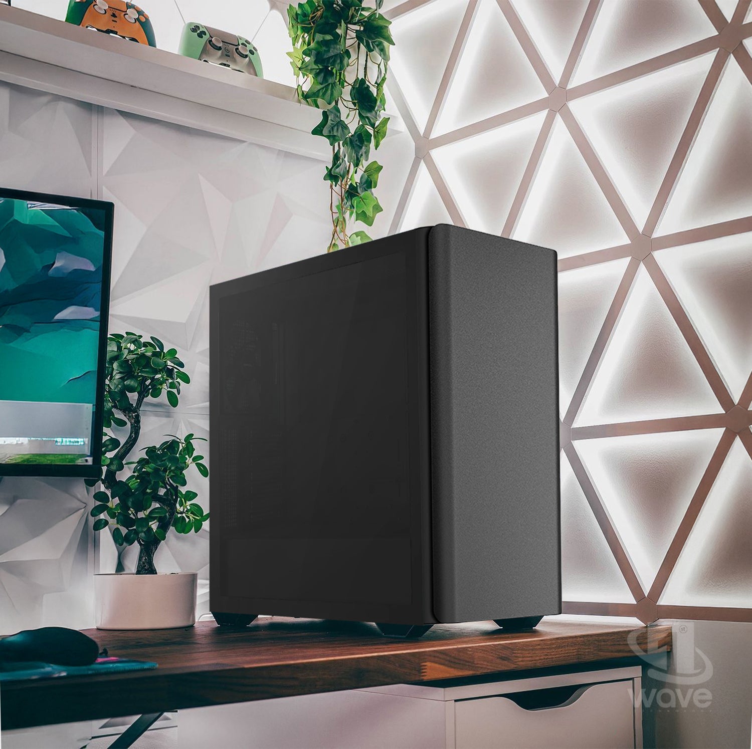 First Wave OfficeCore Business Desktop PC – 13th Gen Intel i7-13700 | DDR5 RAM | 1TB NVMe SSD + 1TB SATA SSD | WiFi | Windows 11 Pro | 3-Year Warranty | Includes MS Office & Keyboard & Mouse