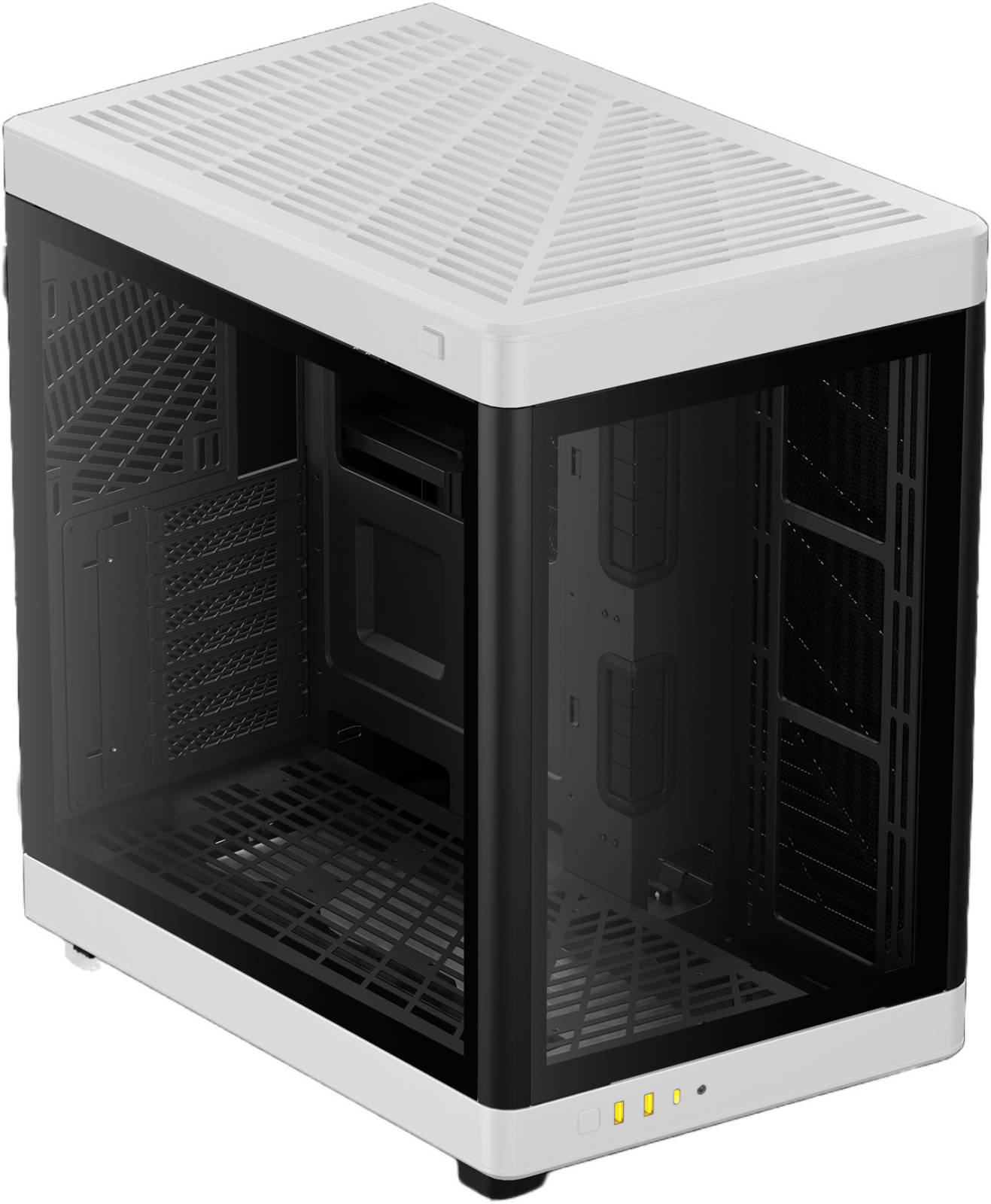 GAMDIAS NESO P1 Black Full Tower Gaming Case – Tempered Glass, High Airflow, ATX/E-ATX Compatible