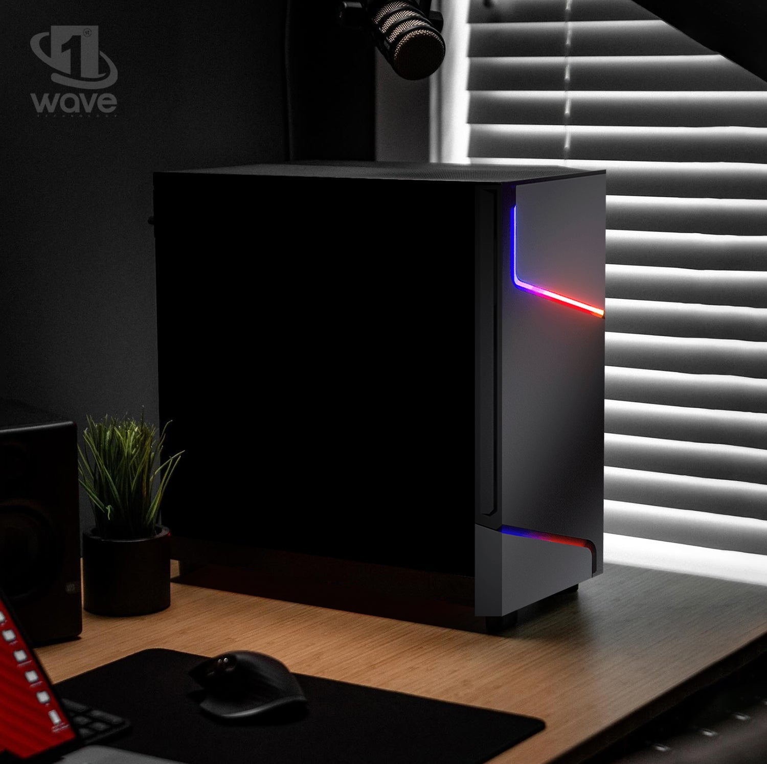 First Wave Taskform Business Desktop PC – 12th Gen Intel i5-12400, DDR5 RAM, 1TB NVMe SSD, WiFi, Windows 11 Pro, 3-Year Warranty, Includes Latest MS Office Home & Business, Keyboard & Mouse