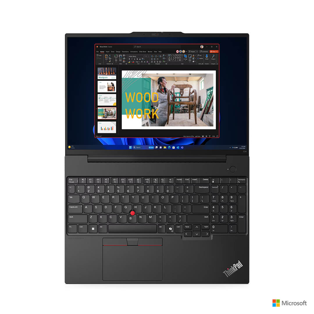 Lenovo ThinkPad E16 Laptop - Intel Core Ultra 7-155H, 16GB RAM, 512GB SSD, 16