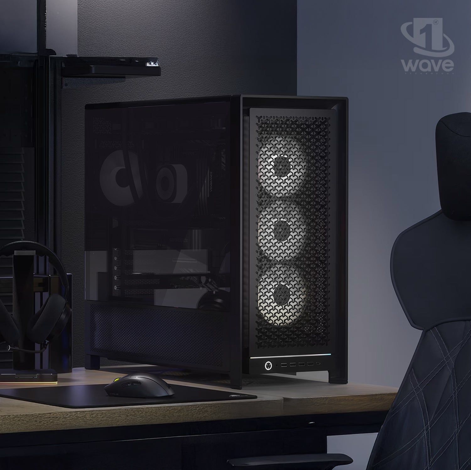 First Wave IntelliX U9 Workstation PC – Machine Learning Edition – Intel Core Ultra 9 285K, RTX 24GB GDDR6 Graphics, DDR5 RAM, 2TB SSD (1TB NVMe SSD+1TB SATA), WiFi, Win 11 Pro, 2Y Wty