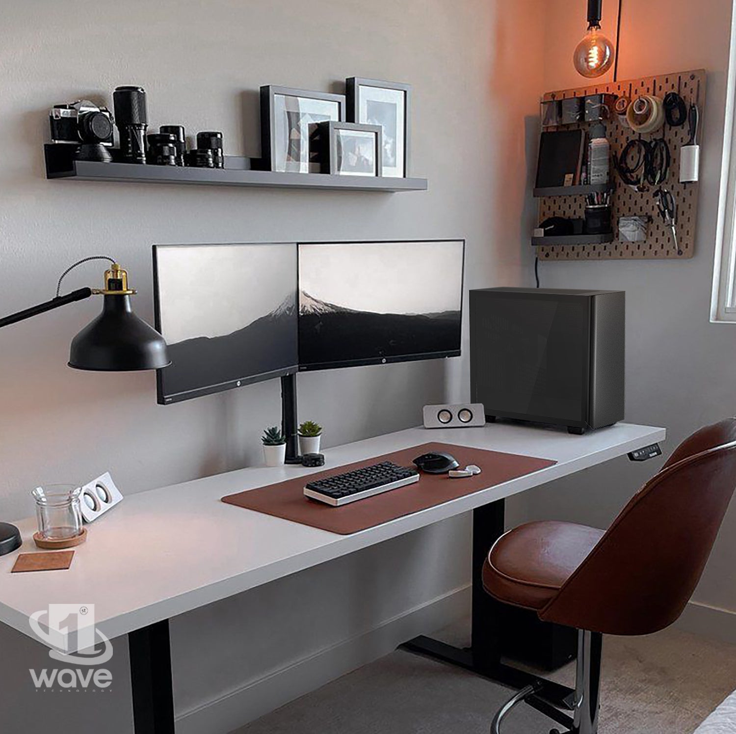 First Wave OfficeCore Business Desktop PC – 13th Gen Intel i7-13700 | DDR5 RAM | 1TB NVMe SSD + 1TB SATA SSD | WiFi | Windows 11 Pro | 3-Year Warranty | Includes MS Office & Keyboard & Mouse